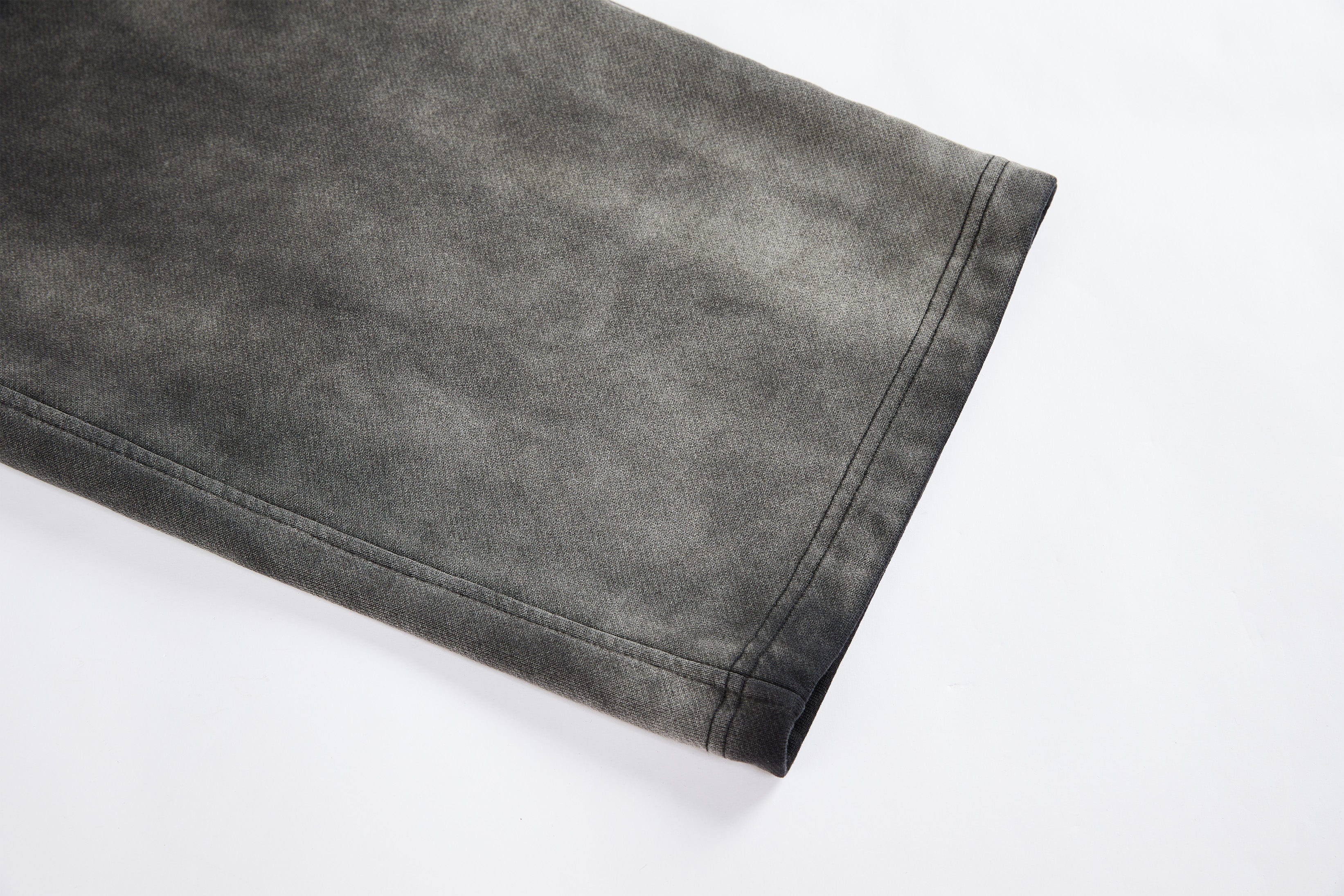 VANN VALRENCE Washed Gradient Straight-Leg Pants