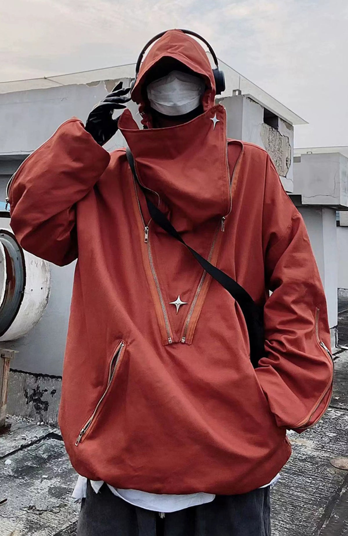 UUCSCC Utility Hooded Windbreaker Jacket