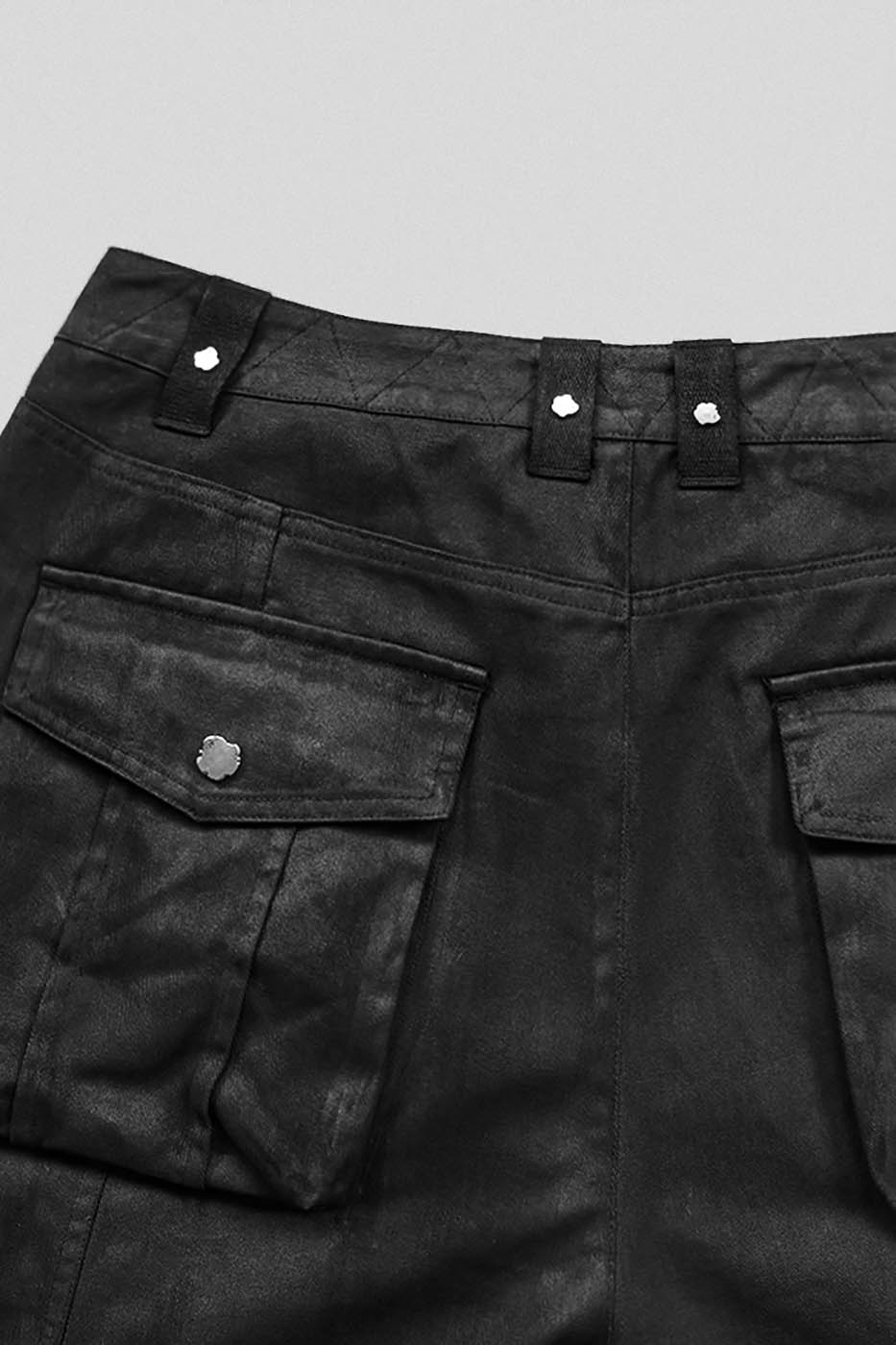 UNDERWATER Bandaged Waxed Shorts, premium urban and streetwear designers apparel on PROJECTISR.com, UNDERWATER
