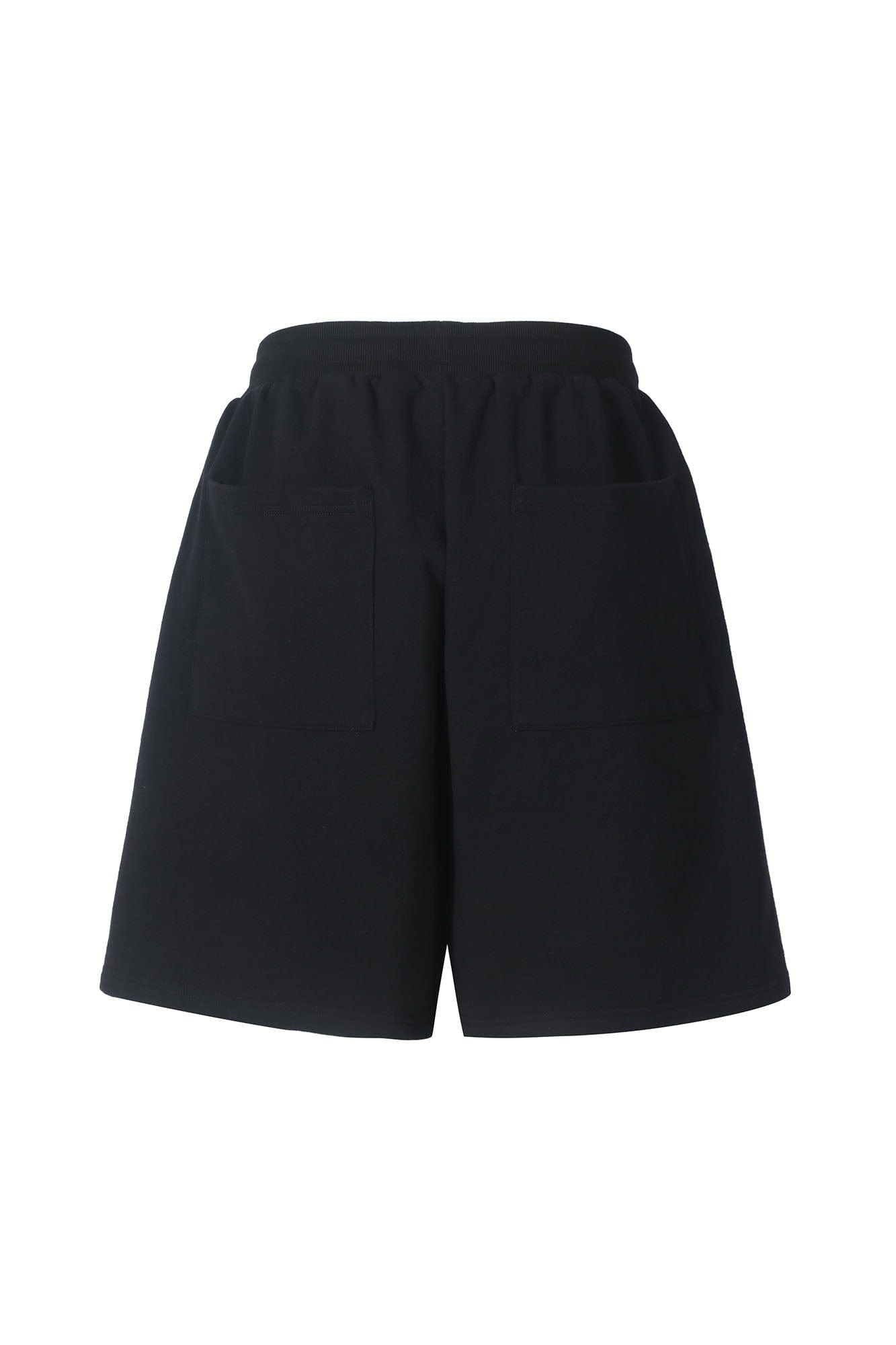 MAKEMORE Flap-Pocket Wide-Leg Drawstring Shorts, premium urban and streetwear designers apparel on PROJECTISR.com, MAKEMORE