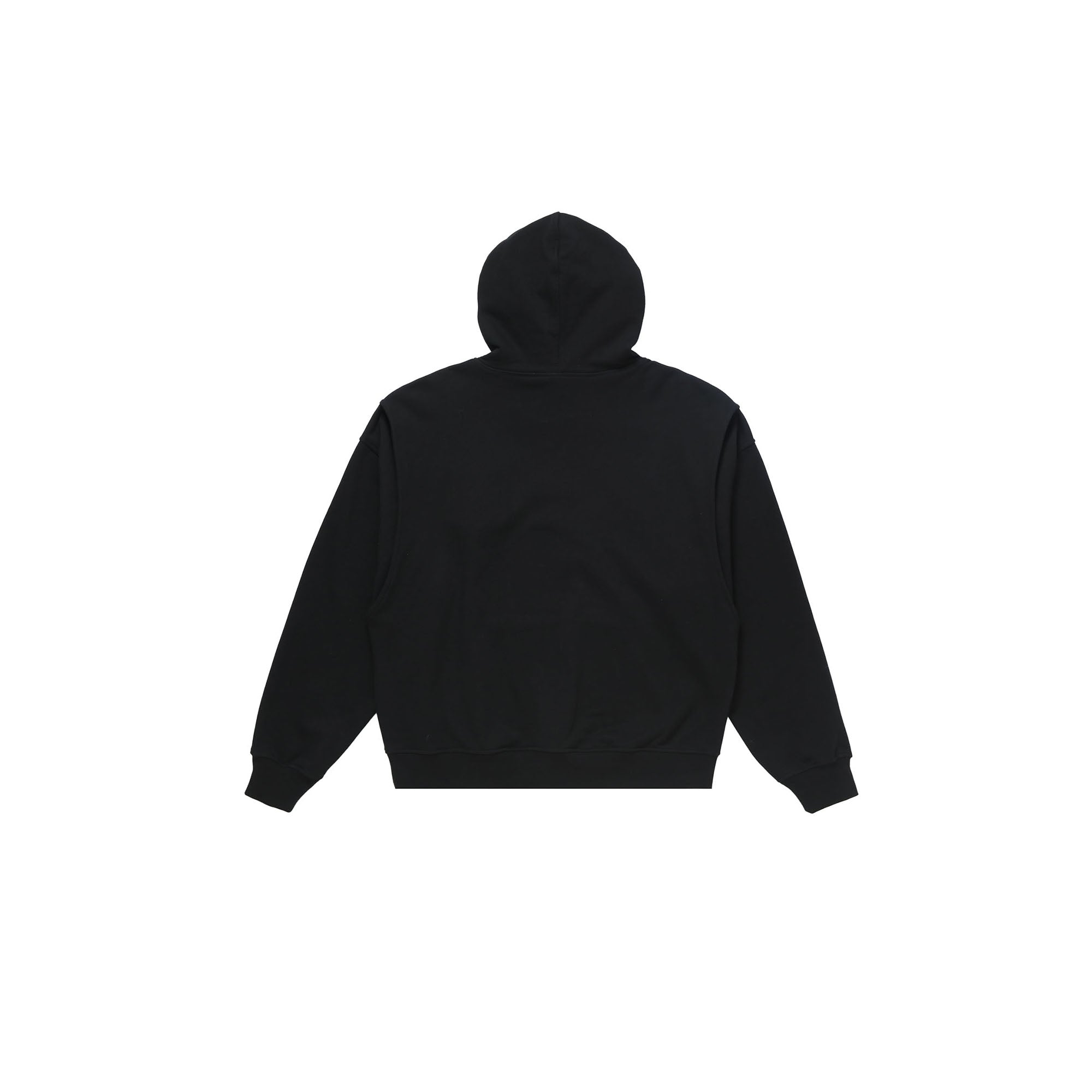 MAKEMORE Faux-Layer Embroidered Pocket Hoodie, premium urban and streetwear designers apparel on PROJECTISR.com, MAKEMORE