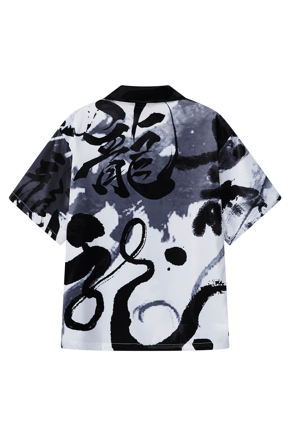 RTVG Dragon Calligraphy Cuban Half Shirt, premium urban and streetwear designers apparel on PROJECTISR.com, RTVG
