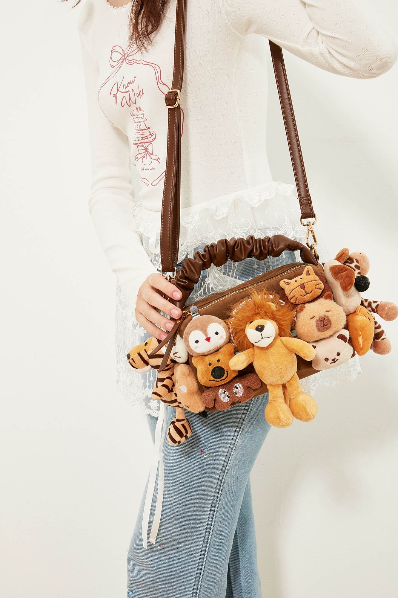 BLING BOX Stuffed Toy Handle Bag, premium urban and streetwear designers apparel on PROJECTISR.com, BLING BOX