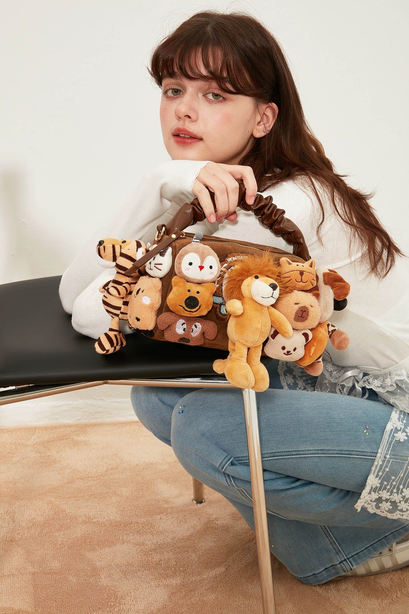 BLING BOX Stuffed Toy Handle Bag, premium urban and streetwear designers apparel on PROJECTISR.com, BLING BOX