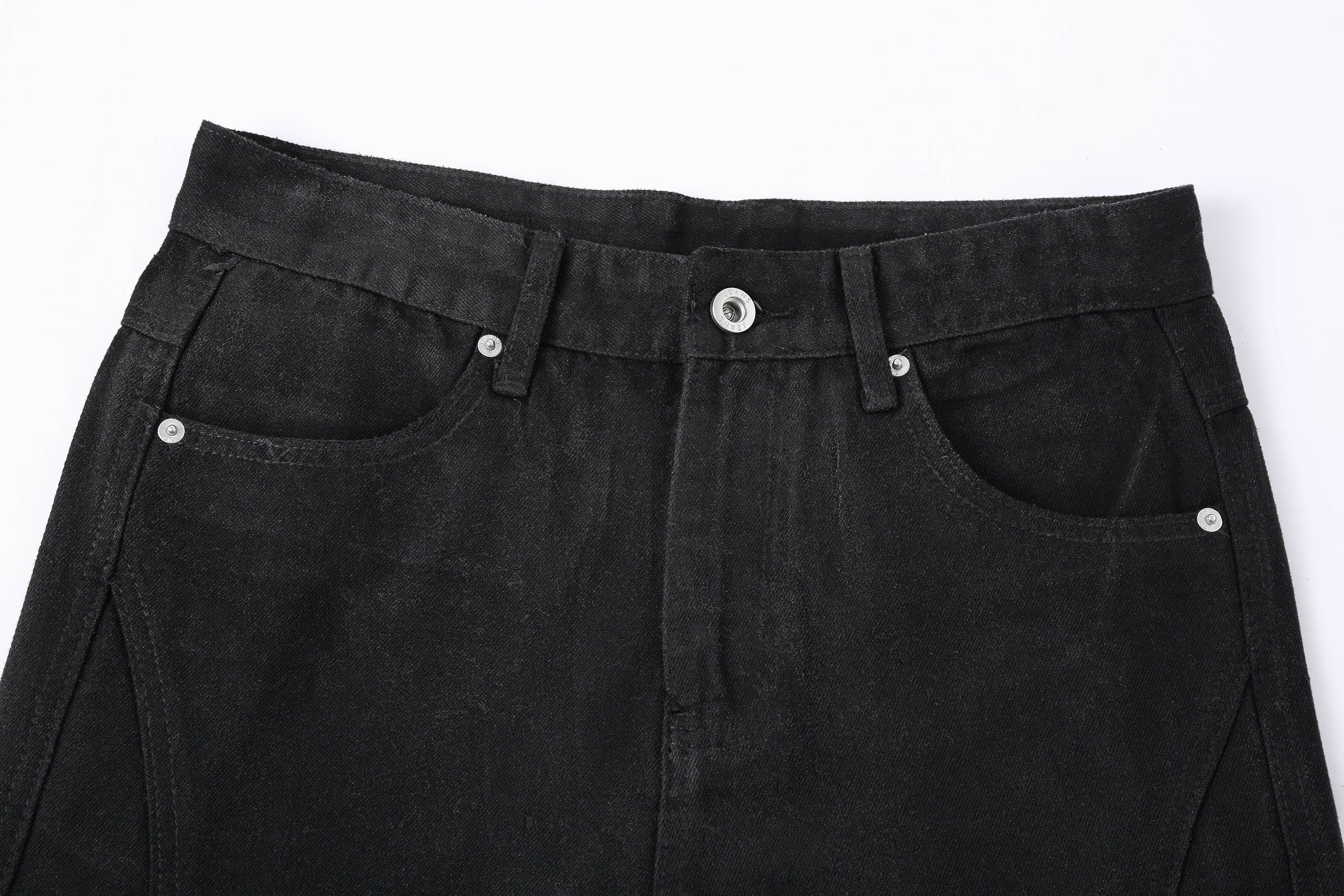 CLP Retro Frayed Slim Fit Flared Jeans, premium urban and streetwear designers apparel on PROJECTISR.com, CLP