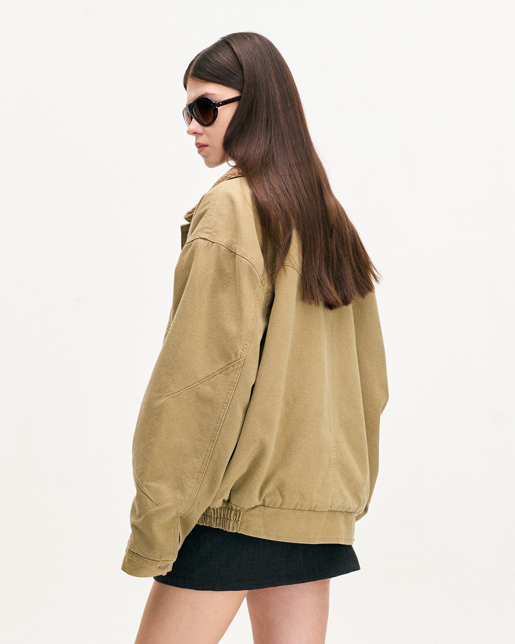 LEONSENSE Big Pocket Fleece-Lined Barn Jacket, premium urban and streetwear designers apparel on PROJECTISR.com, LEONSENSE