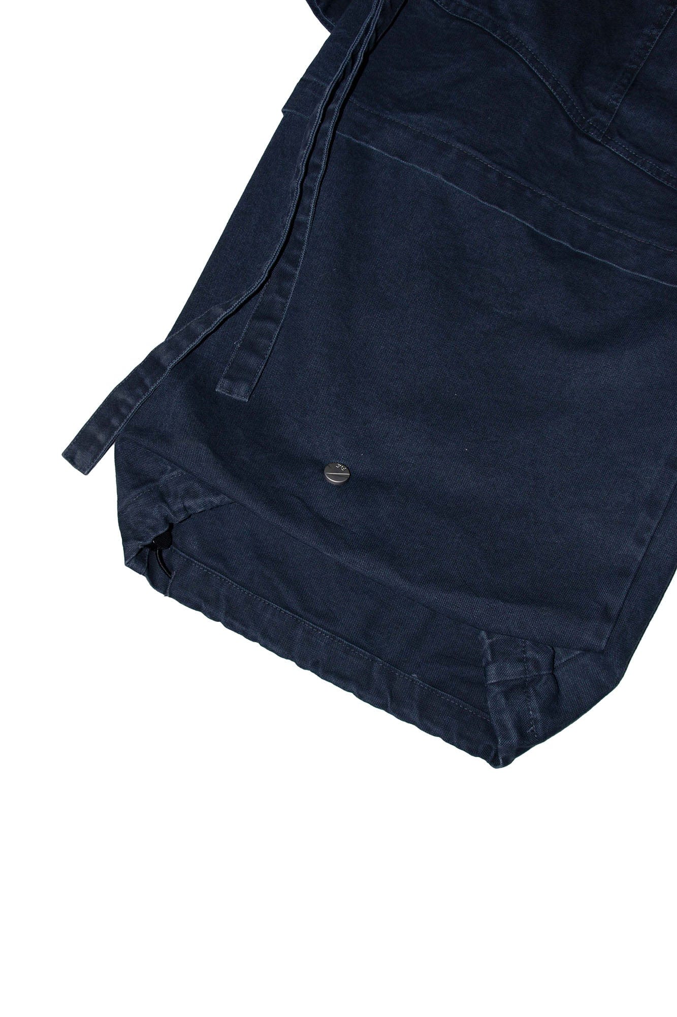 RELABEL Multi-Pocket Detachable Scarf Distressed Cargo Dark Blue, premium urban and streetwear designers apparel on PROJECTISR.com, RELABEL