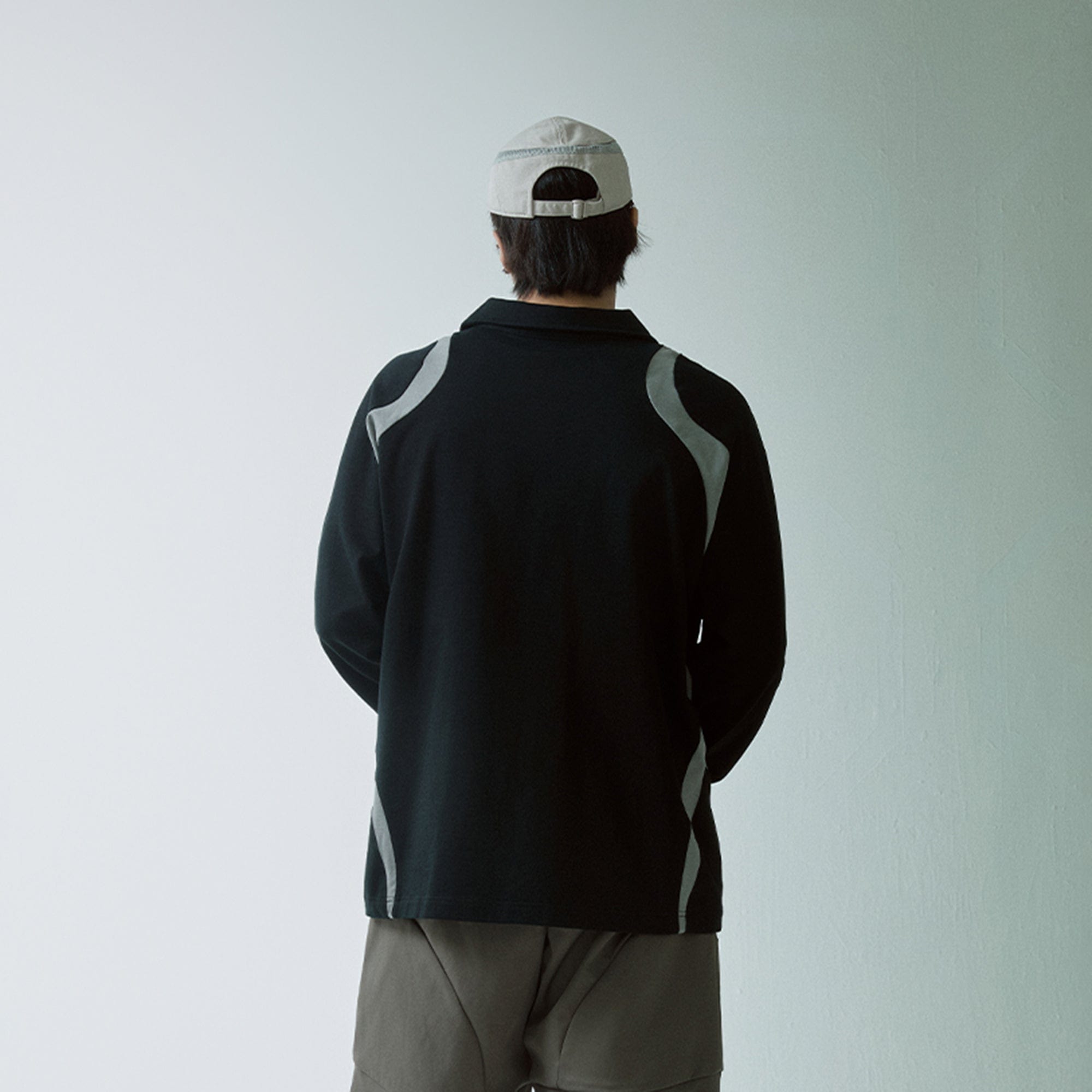 F2CE Retro Deconstructed Raglan Long-Sleeve Tee, premium urban and streetwear designers apparel on PROJECTISR.com, F2CE
