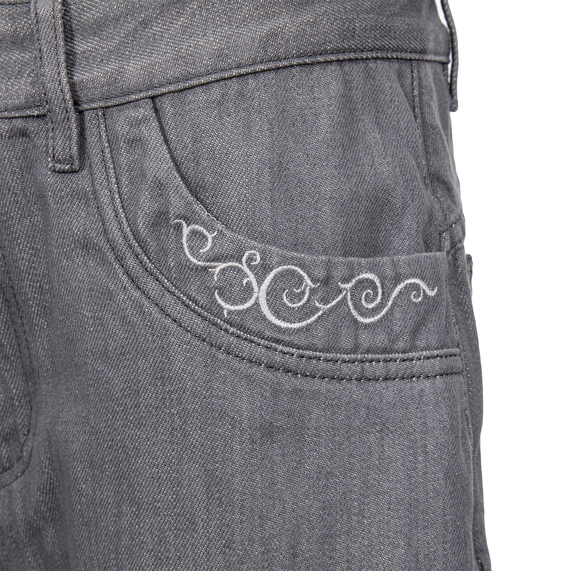 CATSSTAC Floral Embroidered Flared Jeans, premium urban and streetwear designers apparel on PROJECTISR.com, CATSSTAC