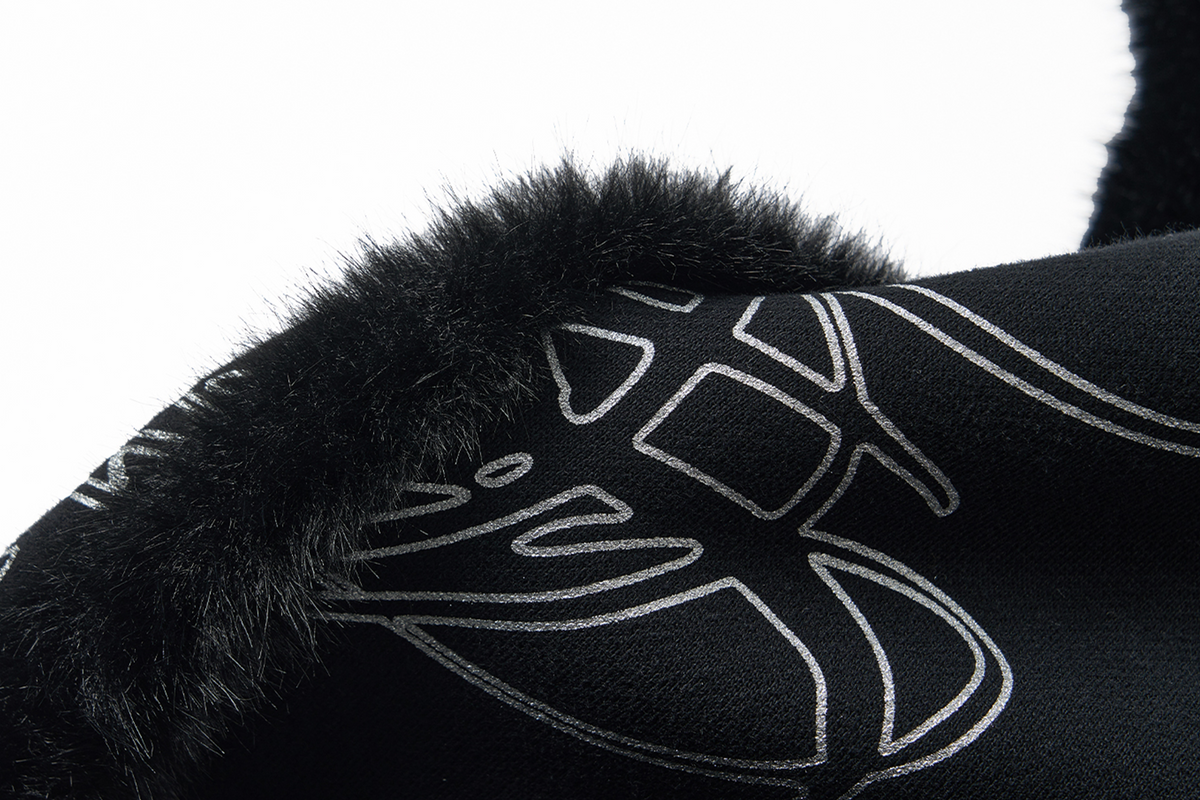 SAXGENWON Thorn Graphic Studded Hoodie & Double-Waistband Sweatpants Set