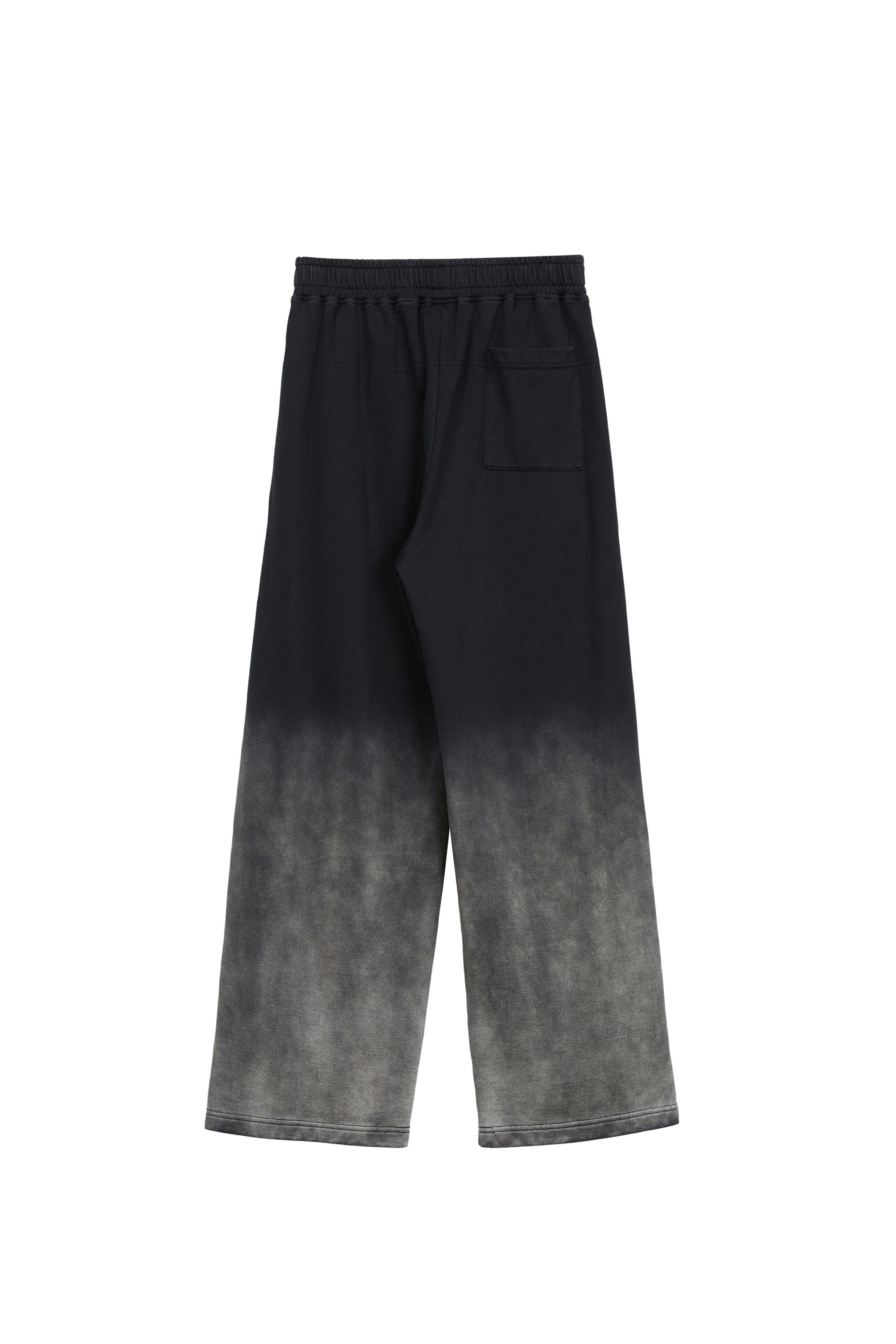 VANN VALRENCE Washed Gradient Straight-Leg Pants