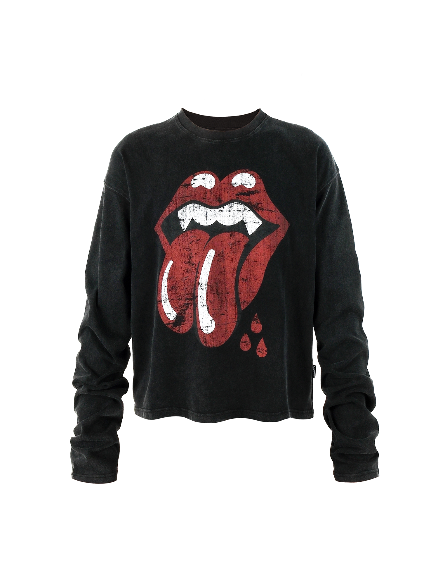 THEWET Washed Graphic Long-Sleeve Tee