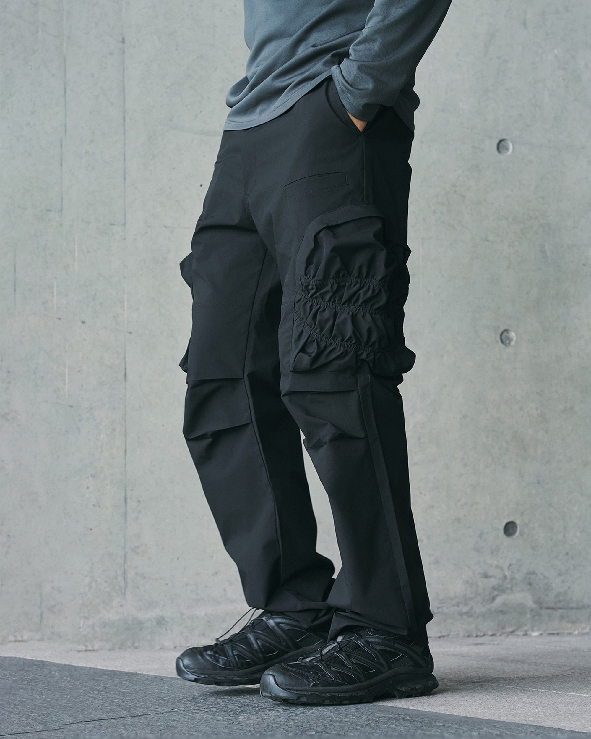 ENSHADOWER Modern Pleated Pocket Ourdoor Pants, premium urban and streetwear designers apparel on PROJECTISR.com, ENSHADOWER