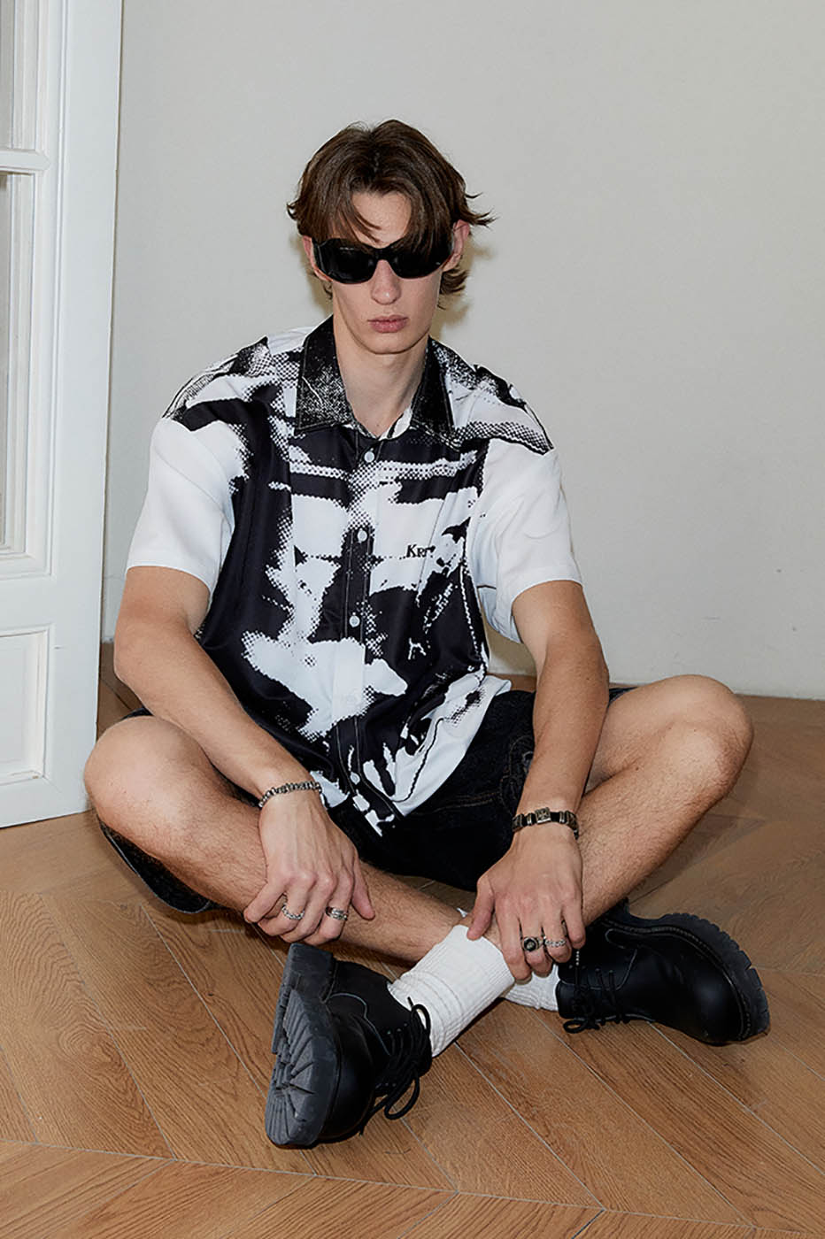 KREATE Platform Full-Print Graphics Half Shirt, premium urban and streetwear designers apparel on PROJECTISR.com, KREATE
