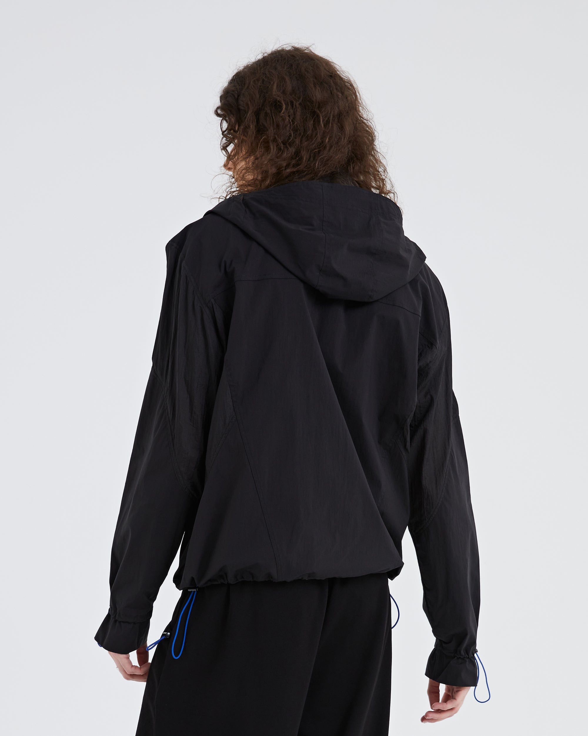 ORGANIC EMOTION Modern Drawstring Asymmetrical Jacket