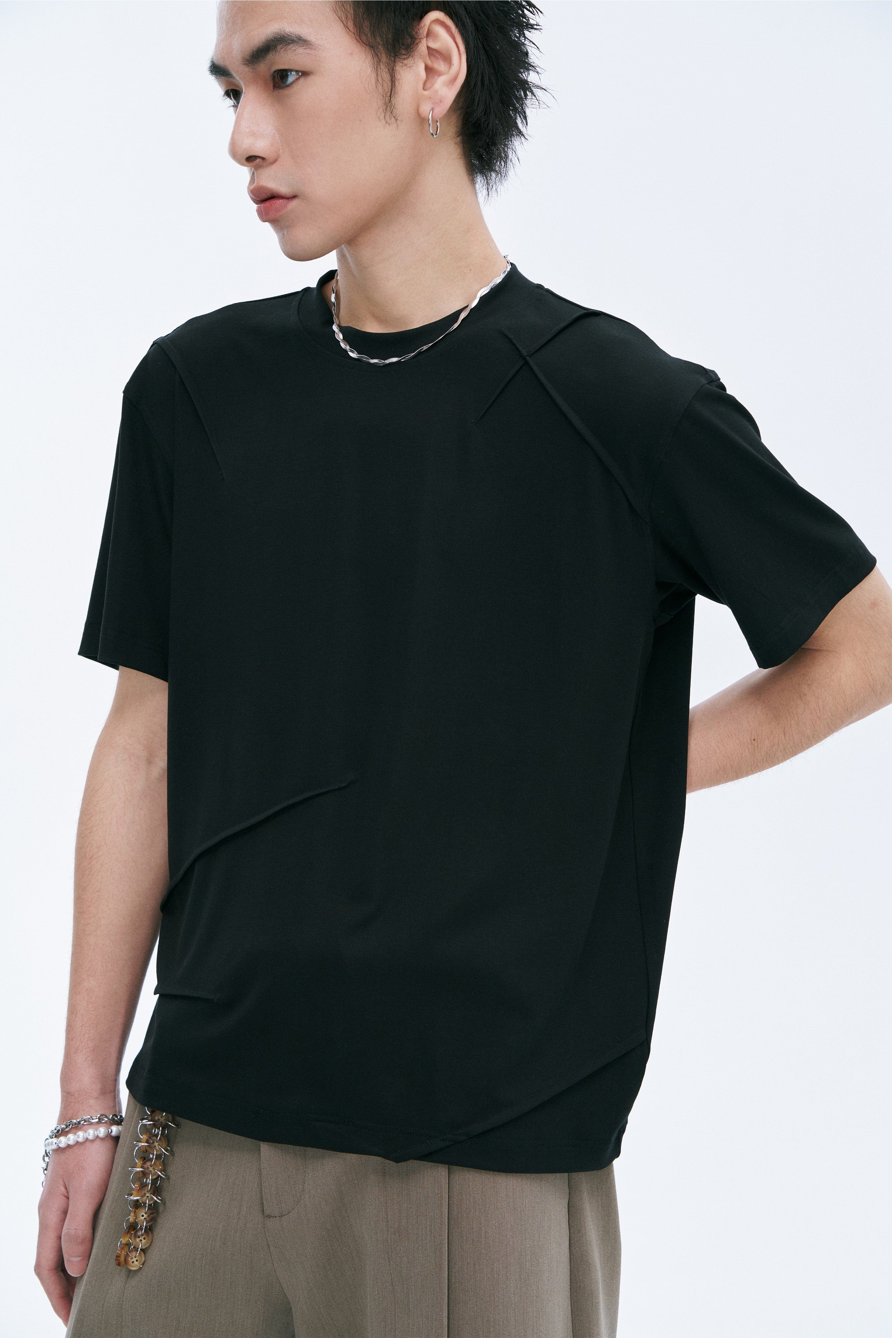 CATSSTAC Essential Scar-Stitch T-Shirts, premium urban and streetwear designers apparel on PROJECTISR.com, CATSSTAC