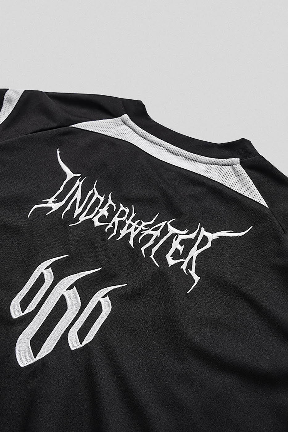 UNDERWATER Demon Eye Mesh Jersey Black, premium urban and streetwear designers apparel on PROJECTISR.com, UNDERWATER