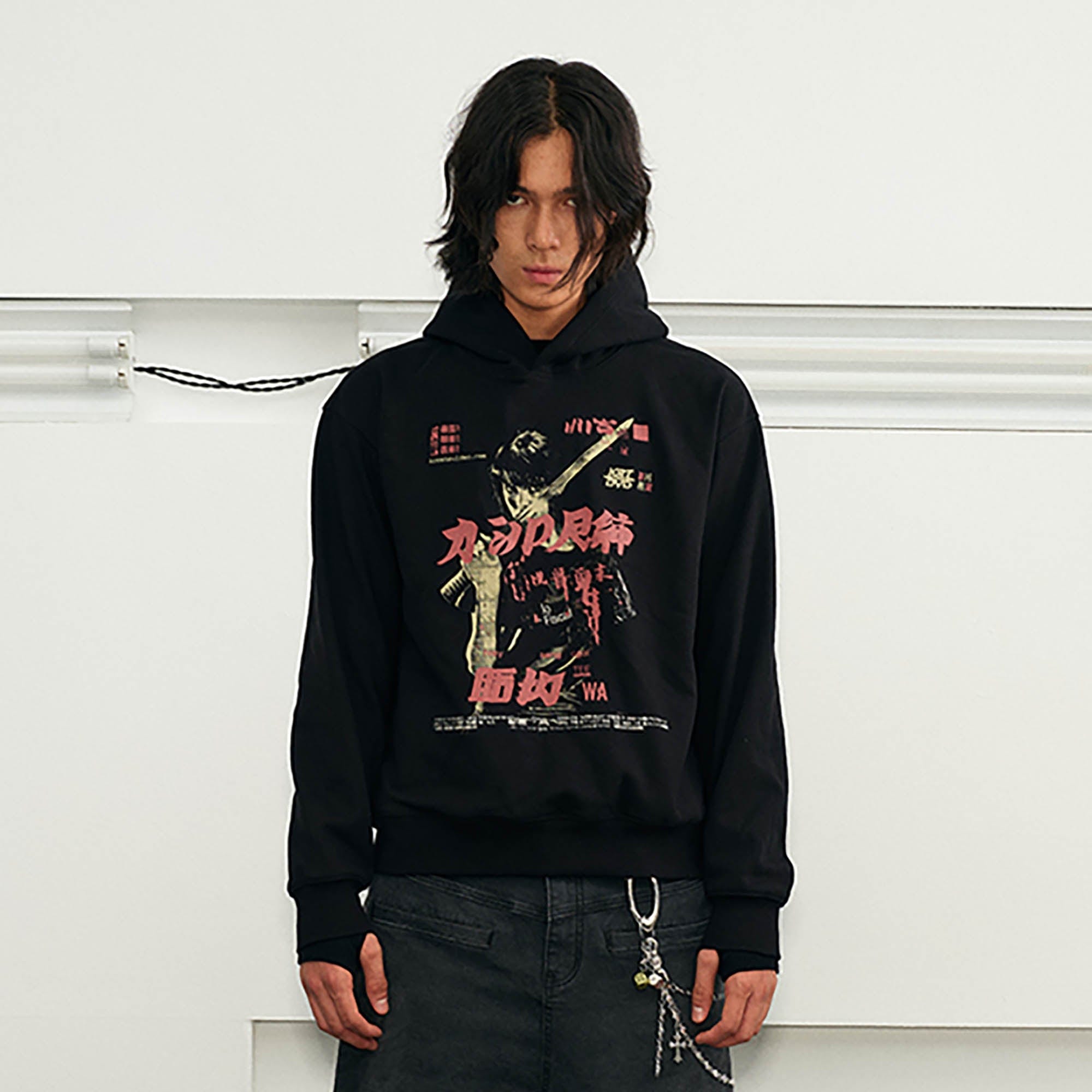 KREATE Retro Ninja Graphic Hoodie, premium urban and streetwear designers apparel on PROJECTISR.com, KREATE