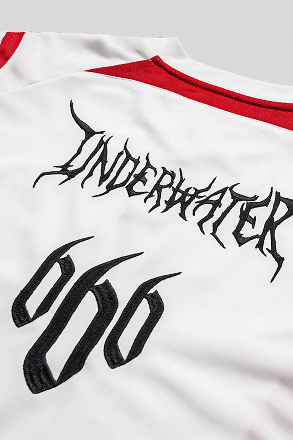 UNDERWATER Demon Eye Mesh Jersey White, premium urban and streetwear designers apparel on PROJECTISR.com, UNDERWATER