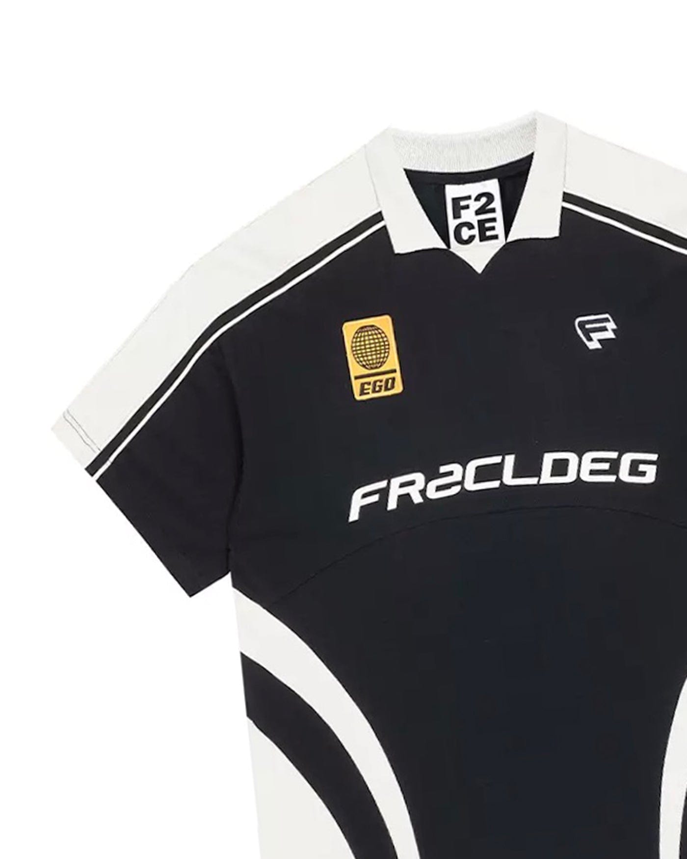 F2CE Retro Deconstructed Soccer Jersey, premium urban and streetwear designers apparel on PROJECTISR.com, F2CE