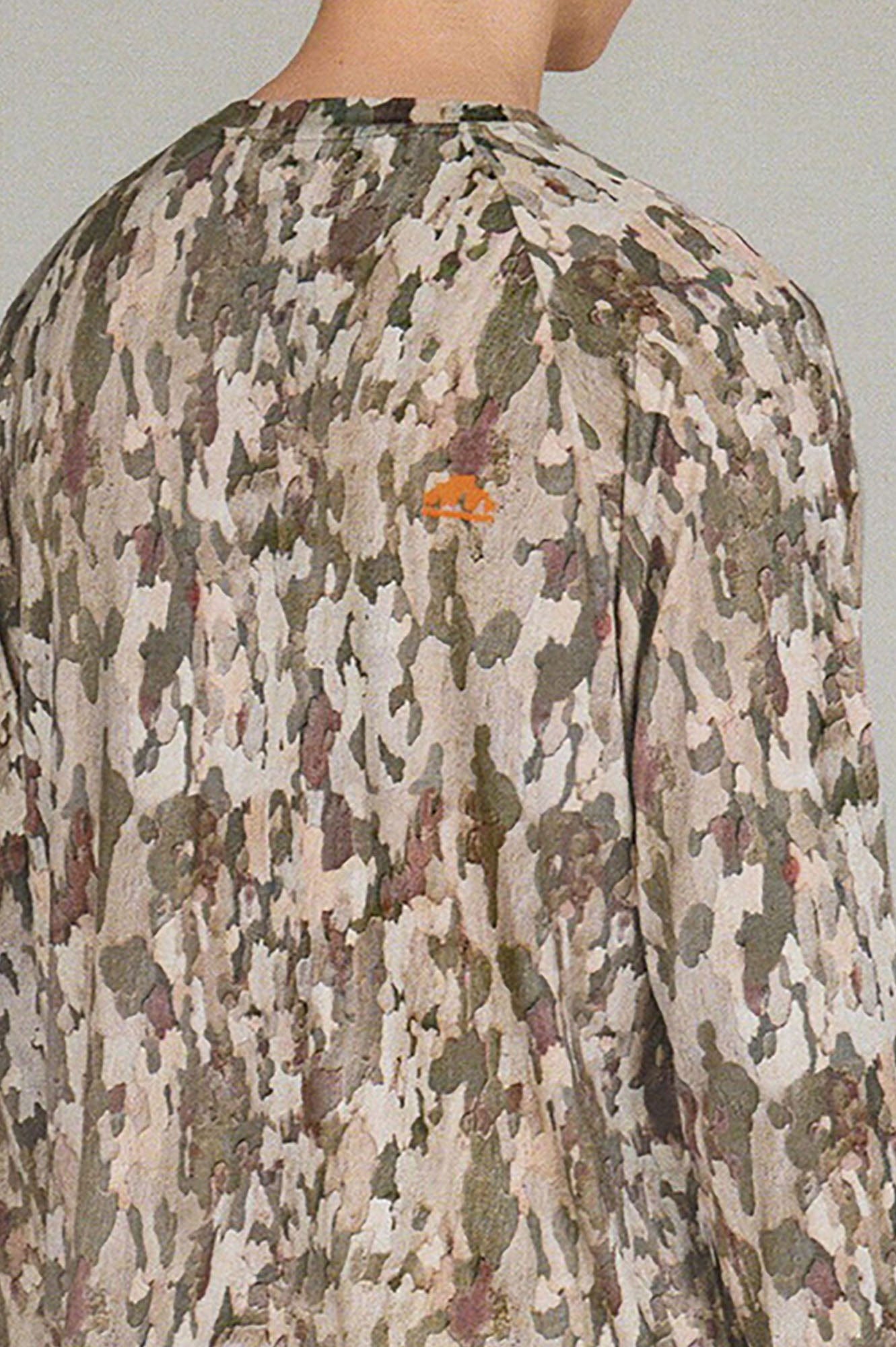 URBAN+FOREST Bark Camo Bamboo-Blend Tee, premium urban and streetwear designers apparel on PROJECTISR.com, URBAN+FOREST