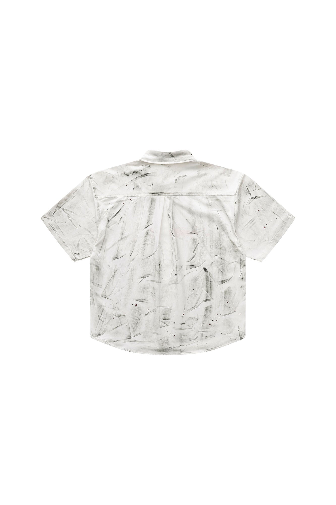 LUUUCAM Graffiti Blade Graphic Half Shirt, premium urban and streetwear designers apparel on PROJECTISR.com, LUUUCAM