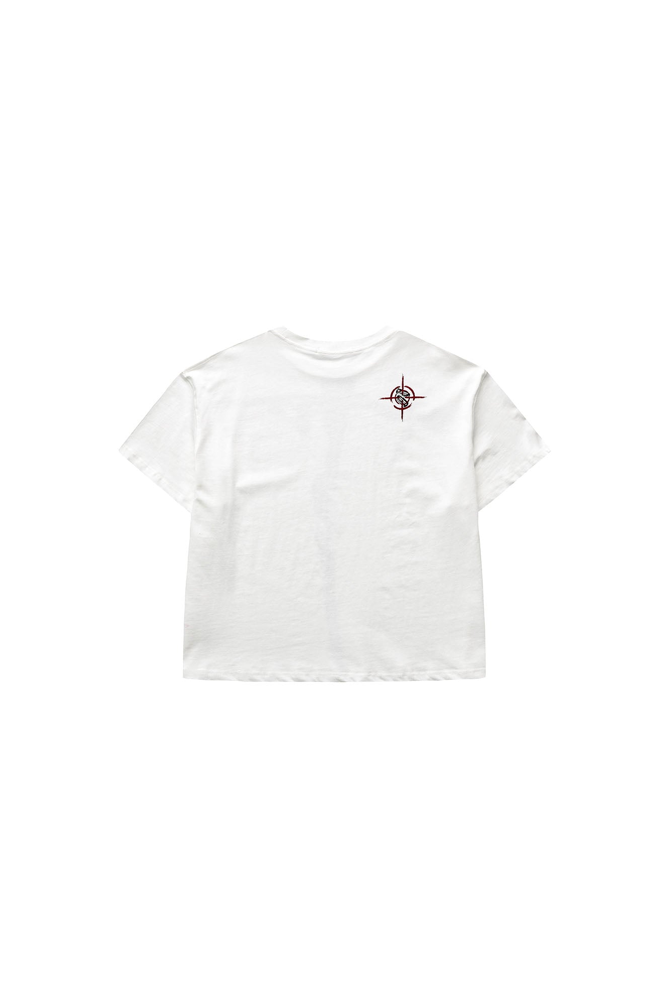 LUUUCAM Cruciform Rifle Graphic Washed T-Shirt, premium urban and streetwear designers apparel on PROJECTISR.com, LUUUCAM