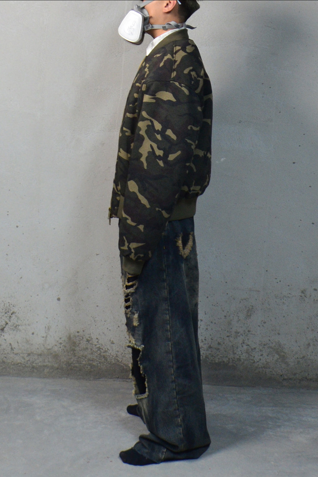 LUUUCAM Classic Camo Bomber Jacket, premium urban and streetwear designers apparel on PROJECTISR.com, LUUUCAM