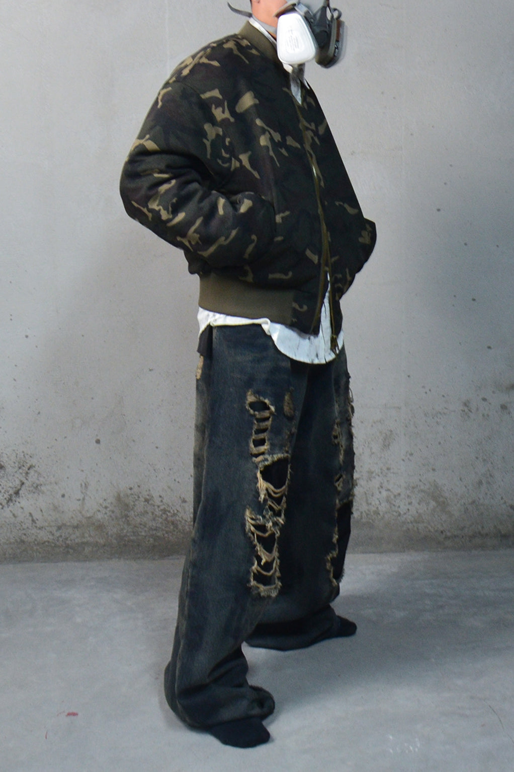 LUUUCAM Classic Camo Bomber Jacket, premium urban and streetwear designers apparel on PROJECTISR.com, LUUUCAM