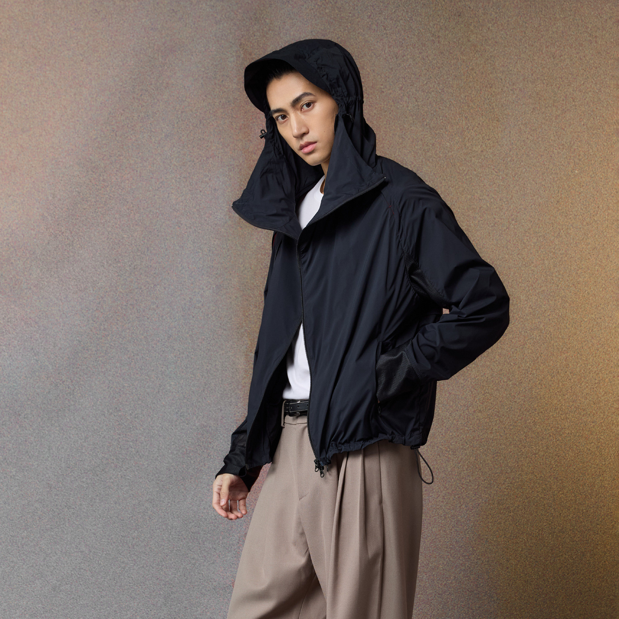 ALVNG AR ANTS Convertible Cooling Shell Jacket, premium urban and streetwear designers apparel on PROJECTISR.com, ALVNG AR ANTS