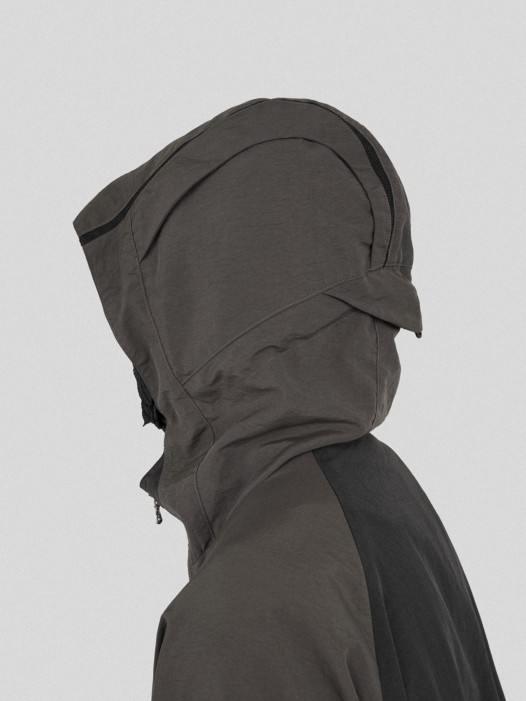 UNDERWATER Wasteland Deconstructed Windbreaker, premium urban and streetwear designers apparel on PROJECTISR.com, UNDERWATER