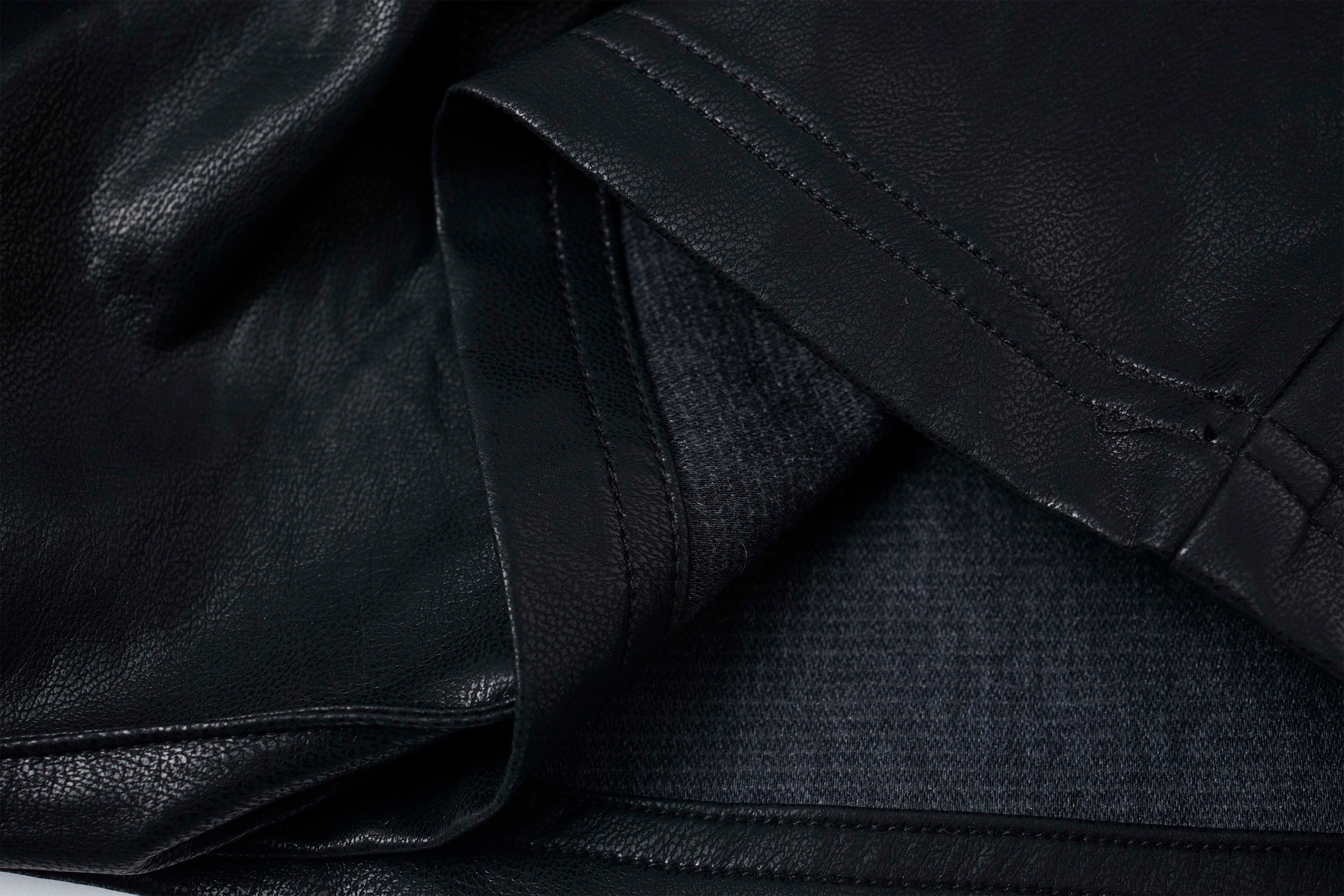 CLP Punk Faux Leather Multi-Pocket Cargo Shorts, premium urban and streetwear designers apparel on PROJECTISR.com, CLP