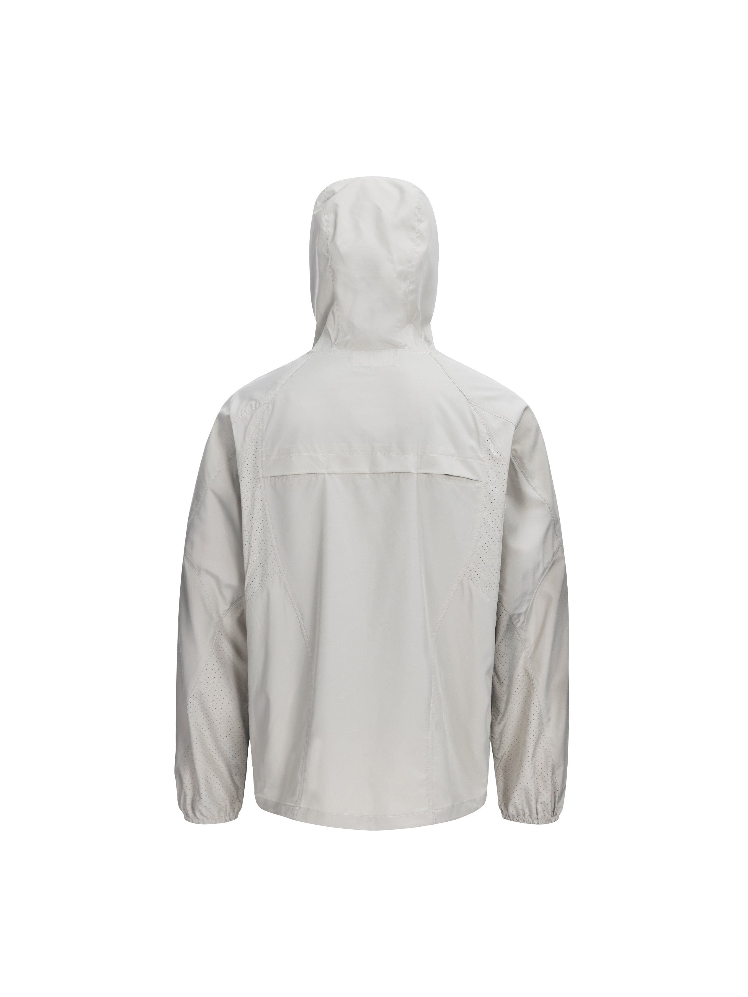 CATSSTAC Spliced Laser-Perforated Waterproof UV Production Hooded Jacket, premium urban and streetwear designers apparel on PROJECTISR.com, CATSSTAC