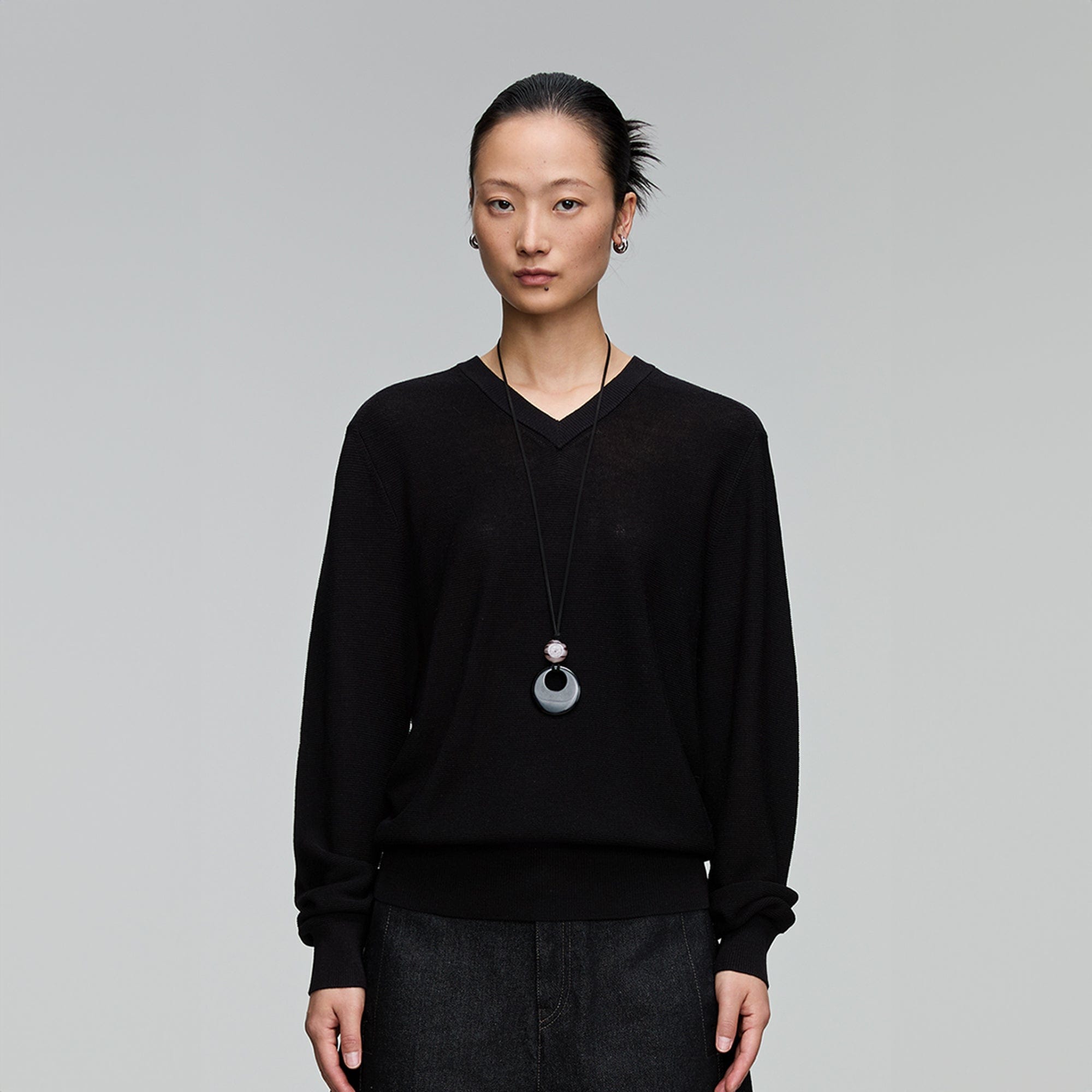 OPICLOTH Essential  V-Neck Sweater, premium urban and streetwear designers apparel on PROJECTISR.com, OPICLOTH