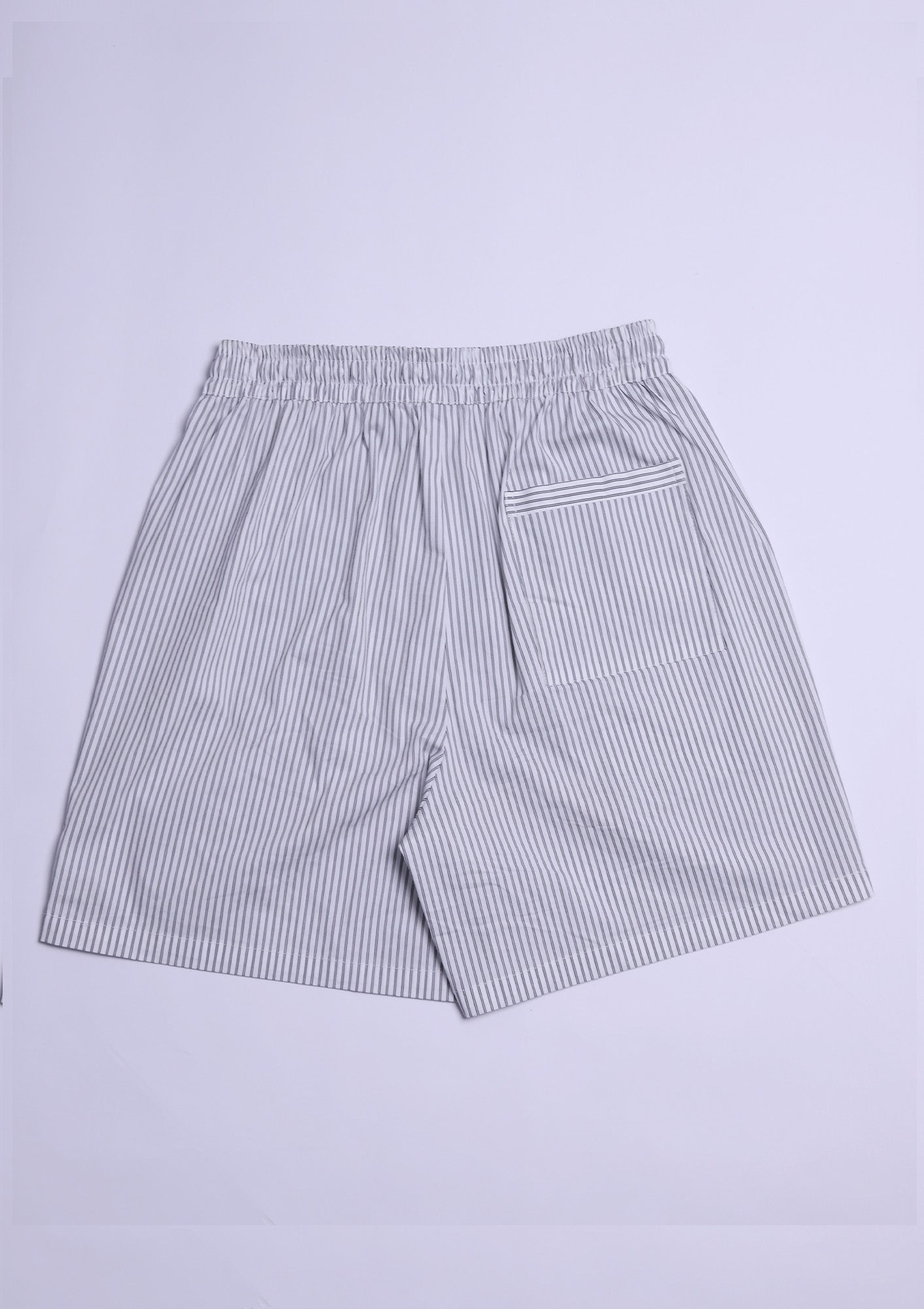 KADAKADA Stripe Slogan Graphic Lounge Shorts, premium urban and streetwear designers apparel on PROJECTISR.com, KADAKADA