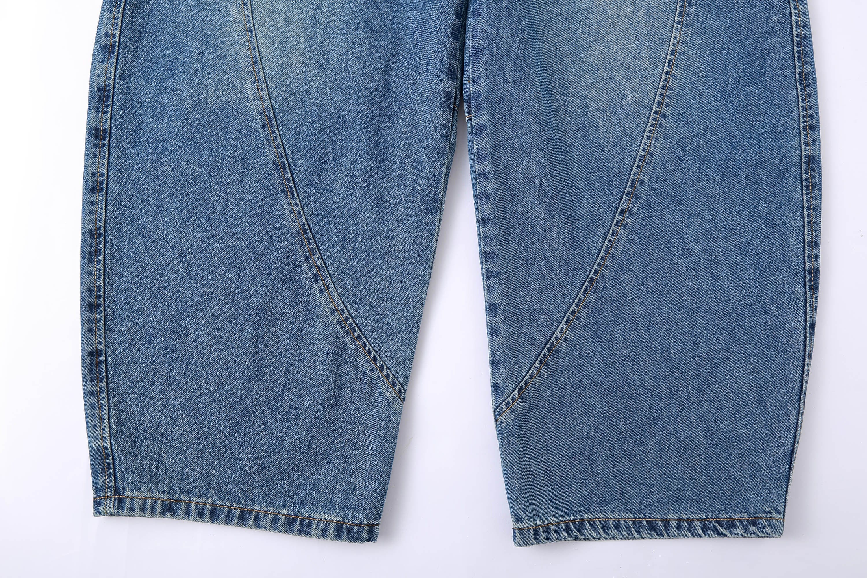 CLP Spliced Big-Pocket Curved Jeans, premium urban and streetwear designers apparel on PROJECTISR.com, CLP