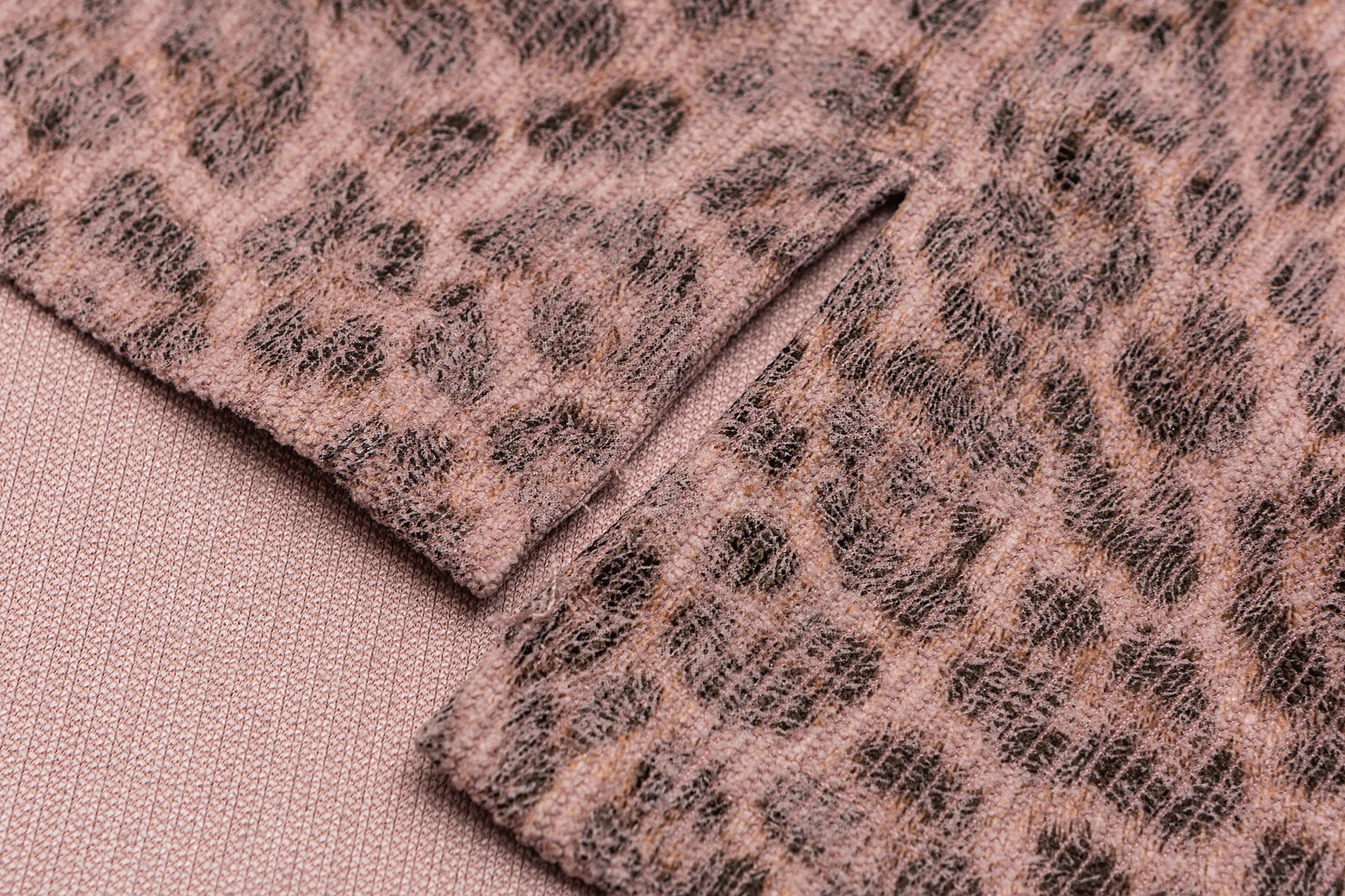 ME DA IGUAL Fuzzy Leopard Polo T-Shirt, premium urban and streetwear designers apparel on PROJECTISR.com, ME DA IGUAL