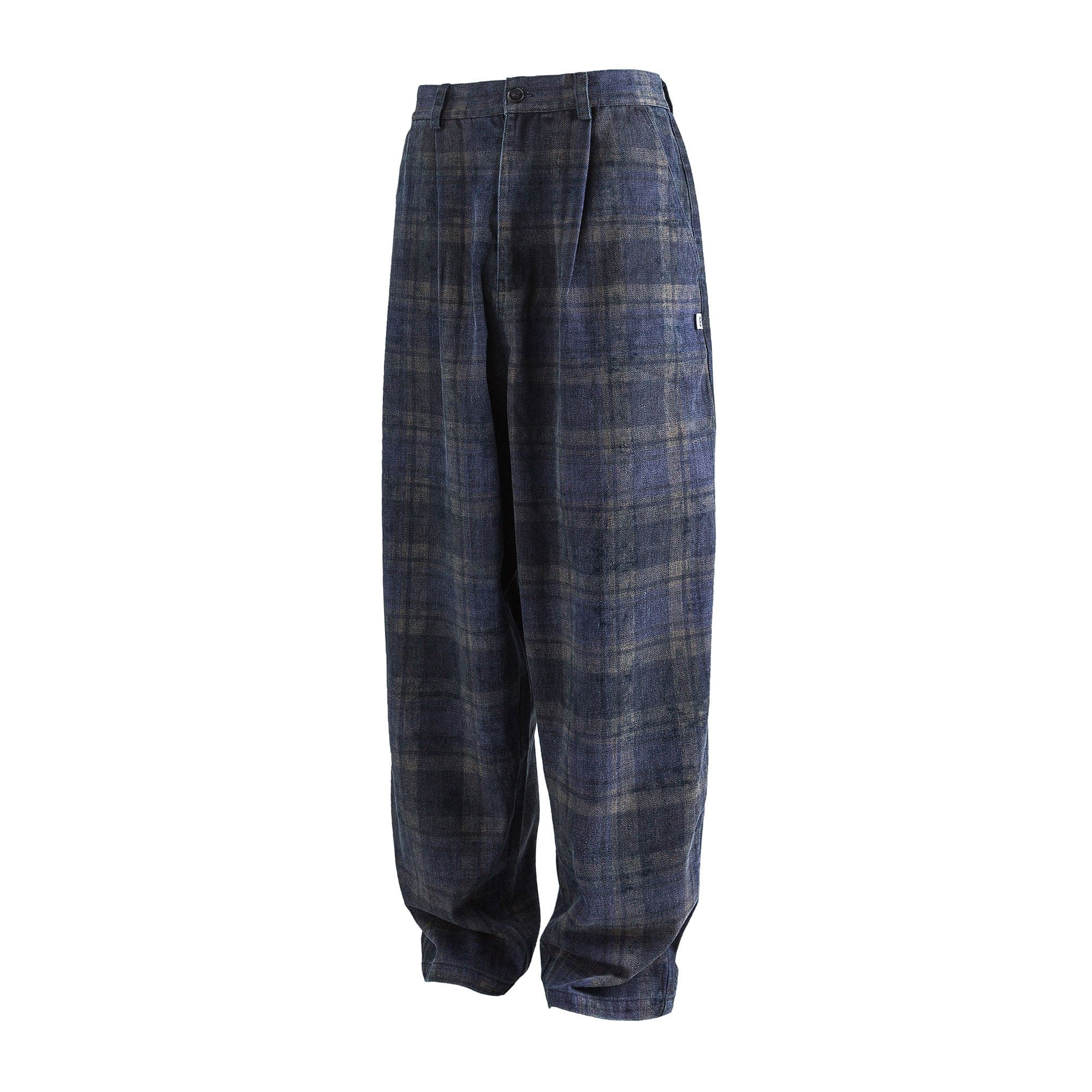 ME DA IGUAL Plaid Tapered Pants, premium urban and streetwear designers apparel on PROJECTISR.com, ME DA IGUAL