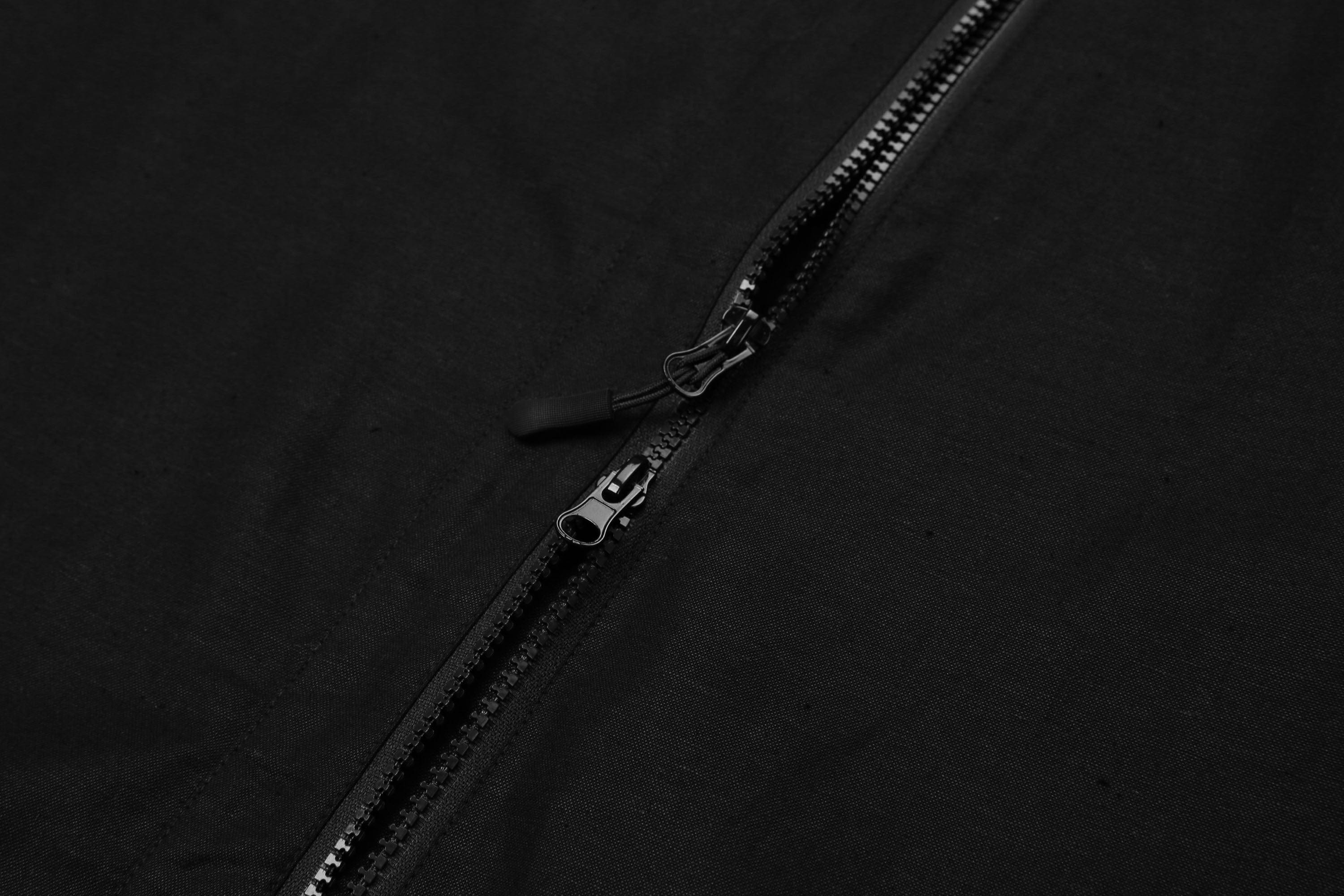 SILENSTORM Asymmetrical Zip Ramie Utility Shirt