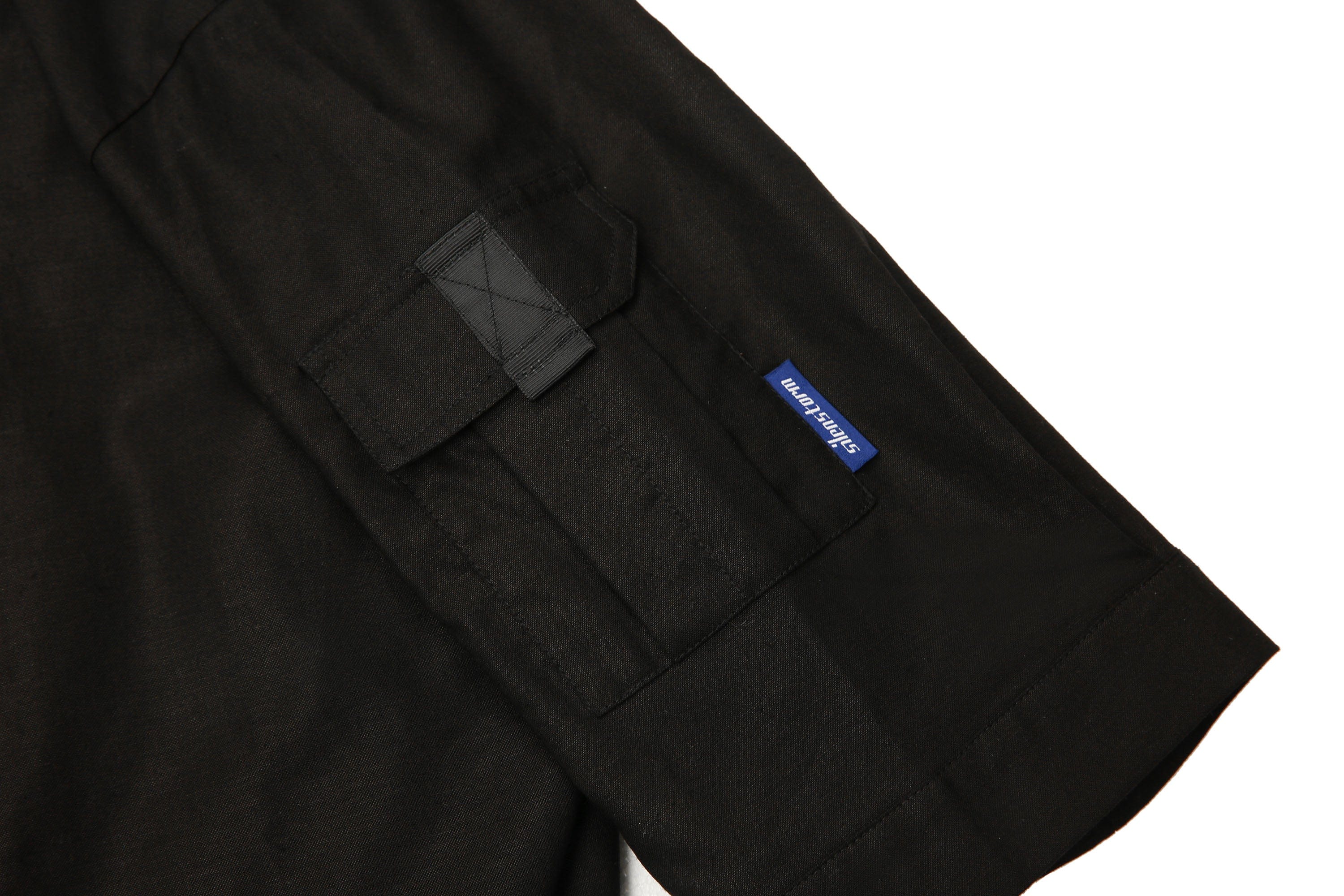 SILENSTORM Asymmetrical Zip Ramie Utility Shirt