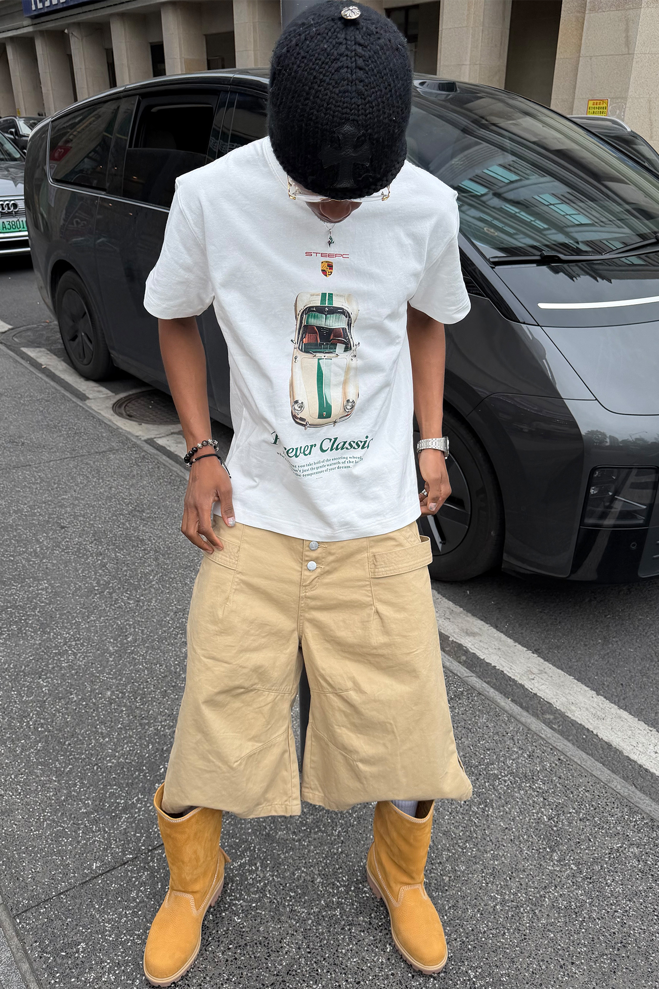 STEEPC Classic Car Graphic T-Shirt, premium urban and streetwear designers apparel on PROJECTISR.com, STEEPC