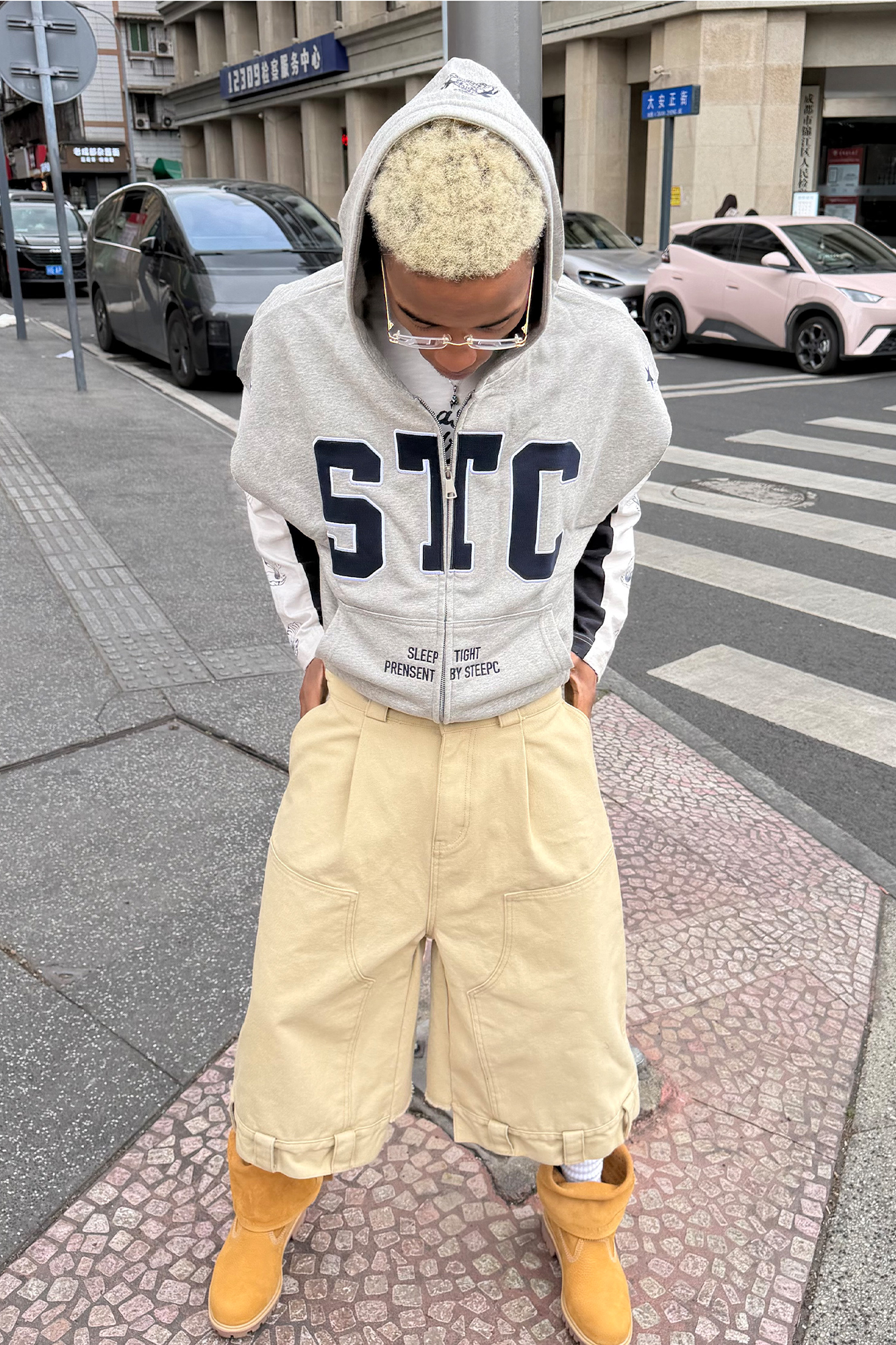 STEEPC Baggy Multi-Pocket Cargo Shorts, premium urban and streetwear designers apparel on PROJECTISR.com, STEEPC