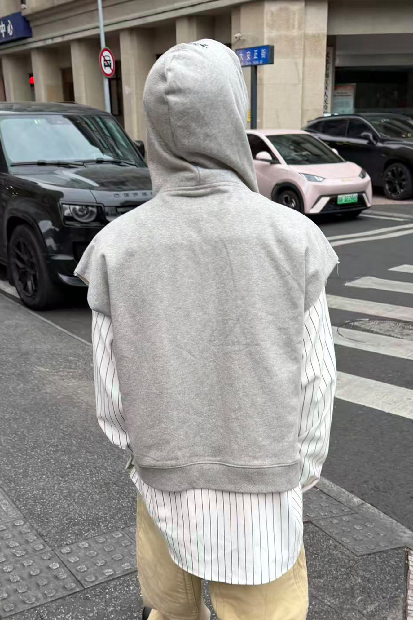 STEEPC Hooded Zip-Up Sweat Vest, premium urban and streetwear designers apparel on PROJECTISR.com, STEEPC