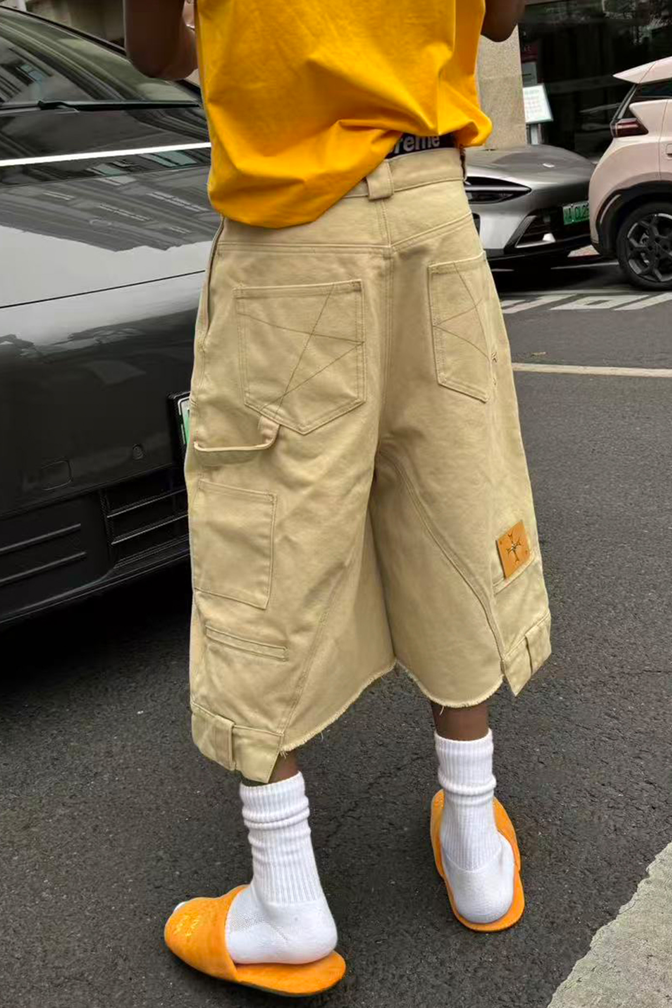 STEEPC Baggy Multi-Pocket Cargo Shorts, premium urban and streetwear designers apparel on PROJECTISR.com, STEEPC