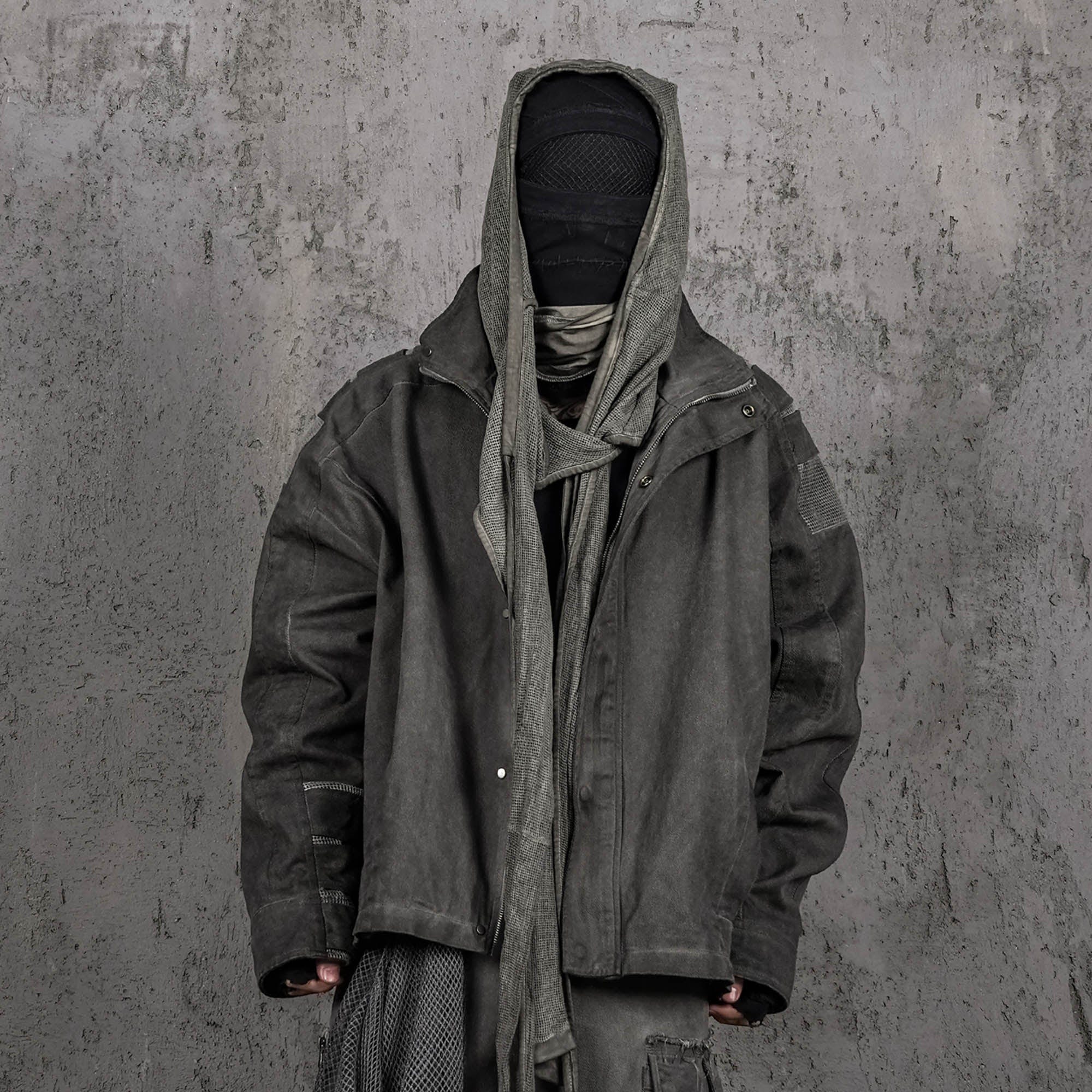 UNDERWATER Scavenger Heavyduty Mesh Oversized Jacket, premium urban and streetwear designers apparel on PROJECTISR.com, UNDERWATER
