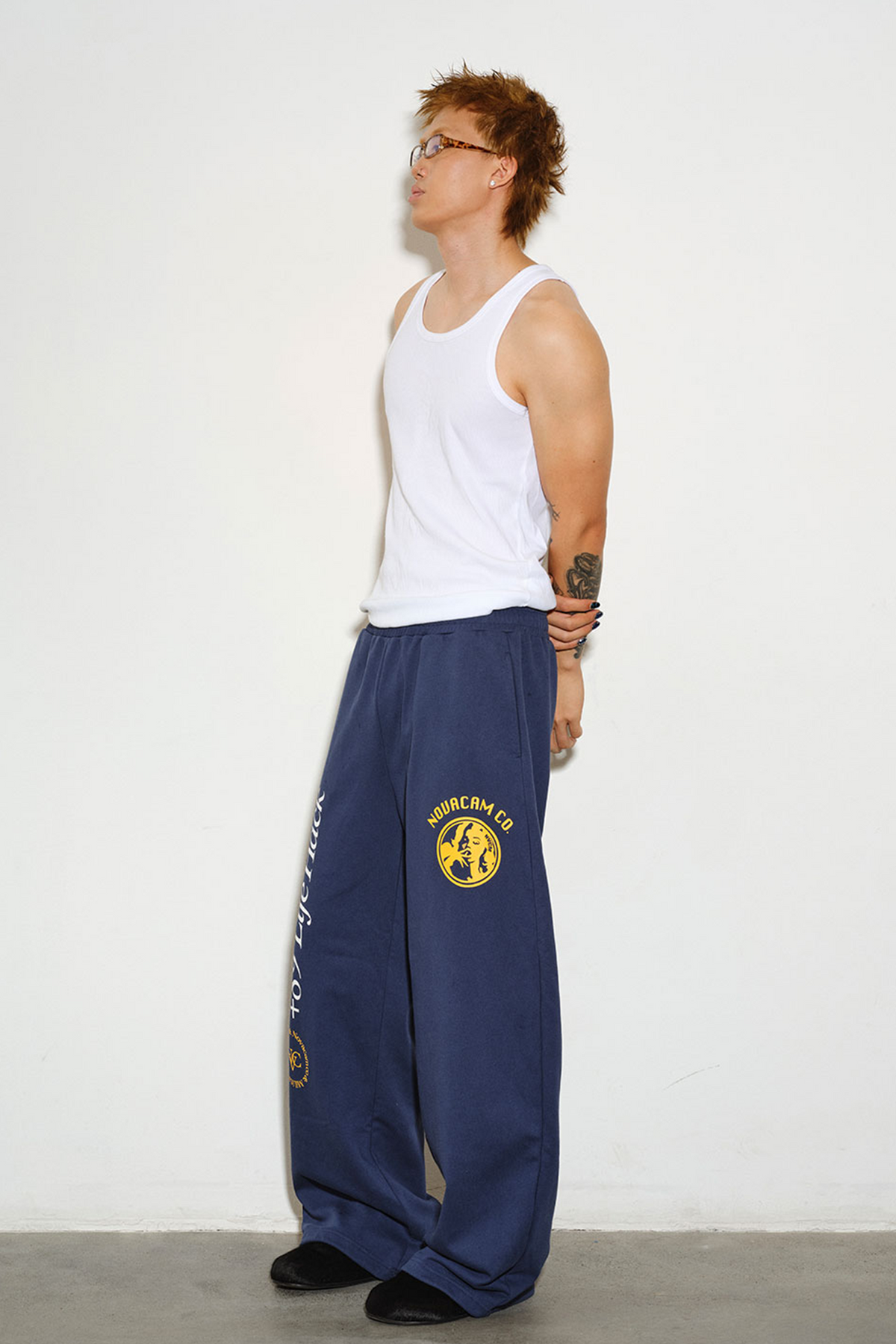 NOVACAM Retro Graphic Sweatpants