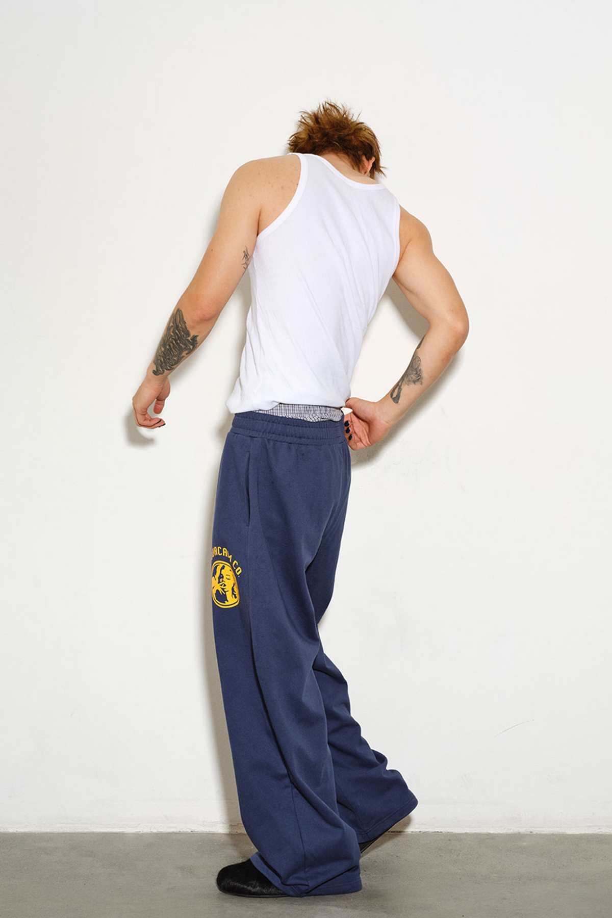 NOVACAM Retro Graphic Sweatpants
