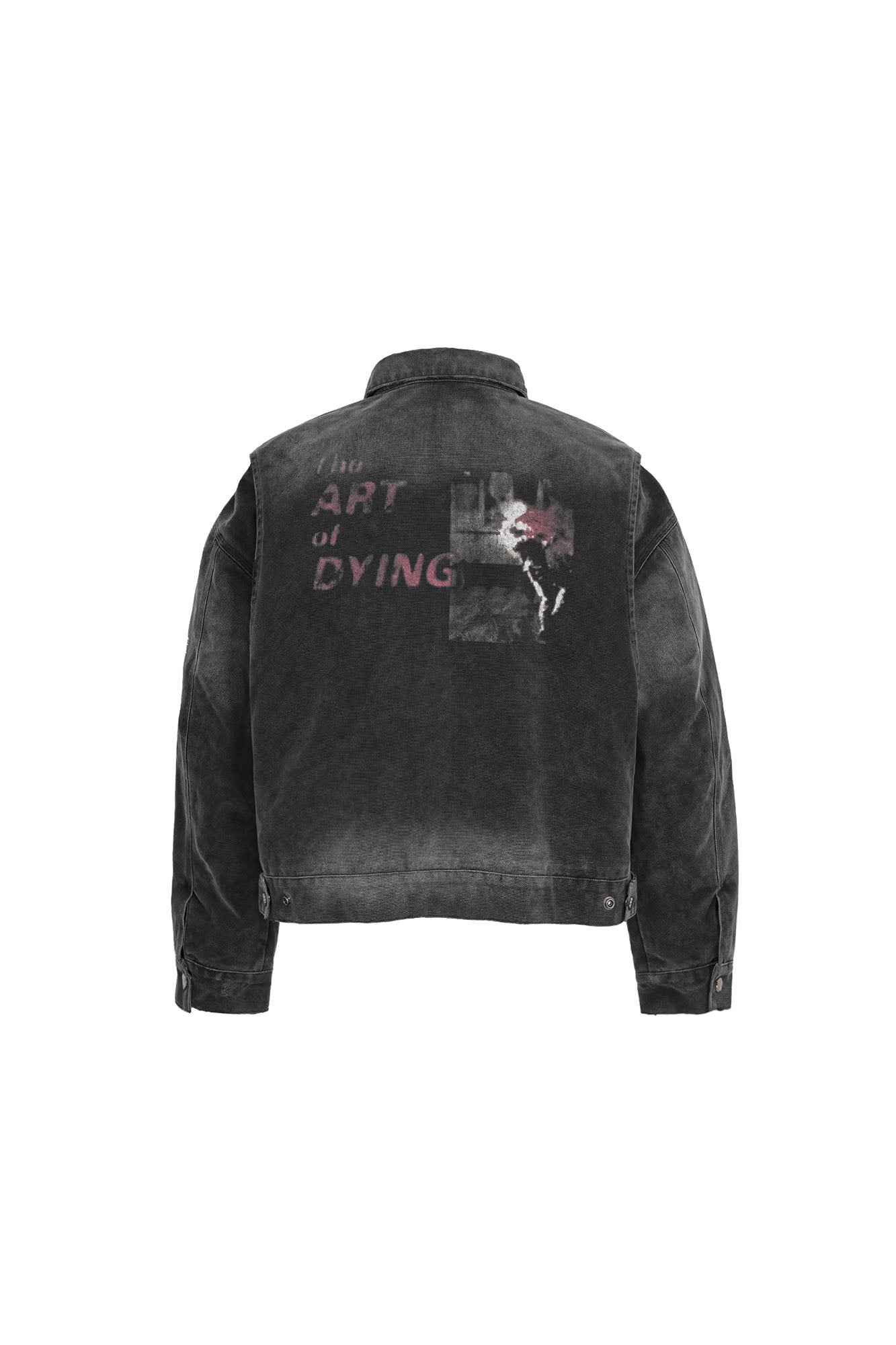 UNDERWATER Dying Art Distressed Jacket, premium urban and streetwear designers apparel on PROJECTISR.com, UNDERWATER