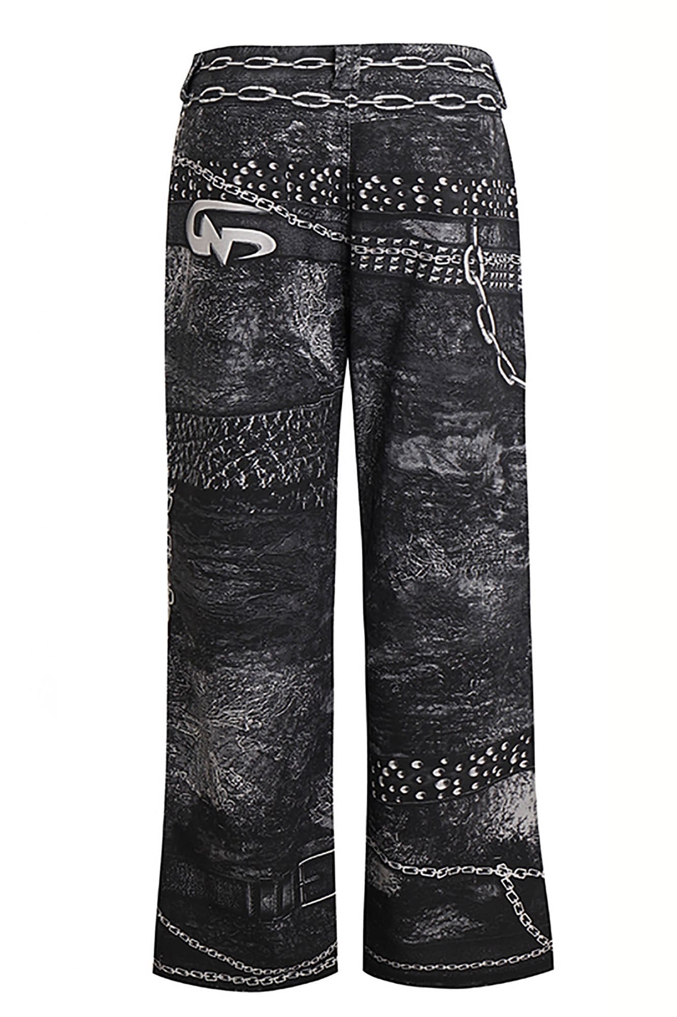 DND4DES Chains Straight-Leg Pants, premium urban and streetwear designers apparel on PROJECTISR.com, DND4DES