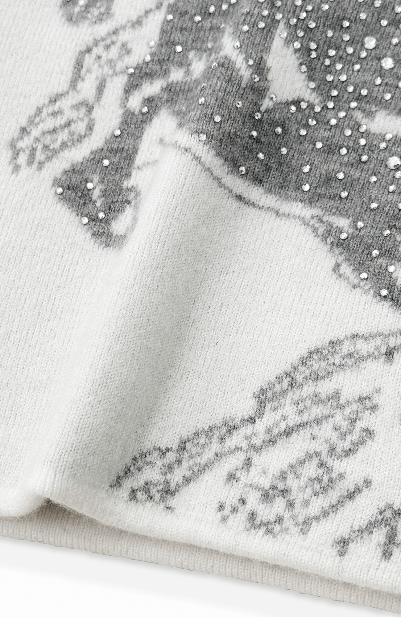 TECNINEGROUP Jacquard Diamond Knit Beanie